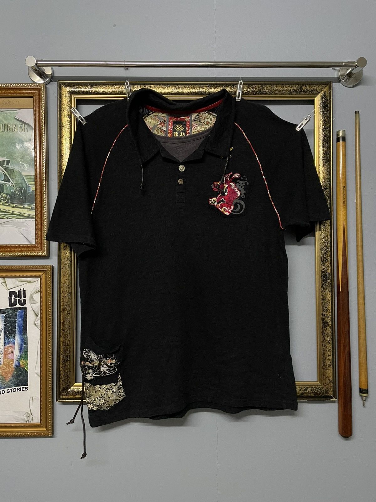 Designer × Japanese Brand × Vintage Vintage Japan Designer Traditional Koi Sukajan Embroidery Size US M / EU 48-50 / 2 - 1 Thumbnail
