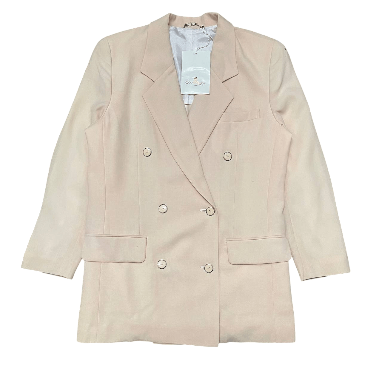Courreges Vintage Courreges Paris Pink Wool Blazer Coat Size US M / EU 48-50 / 2 - 1 Thumbnail