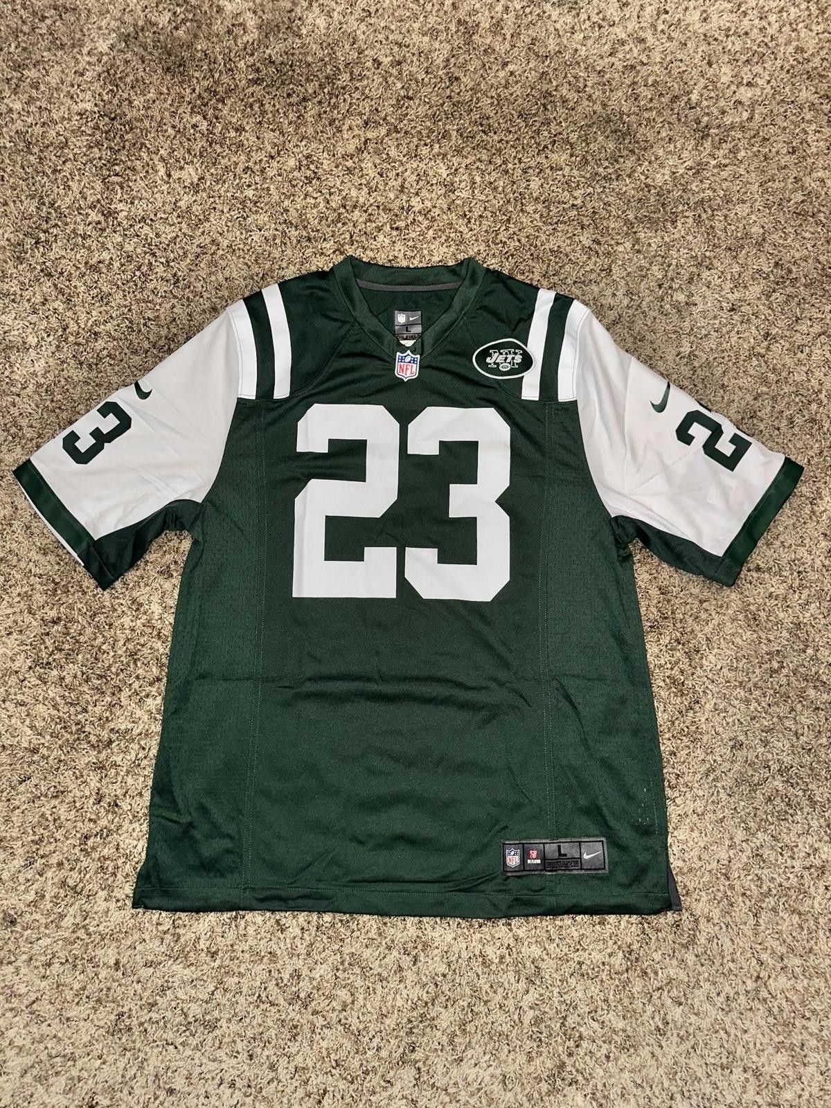 Nike Nike Men's NFL New York Jets Shonn Greene #23 Jersey Size US L / EU 52-54 / 3 - 1 Thumbnail