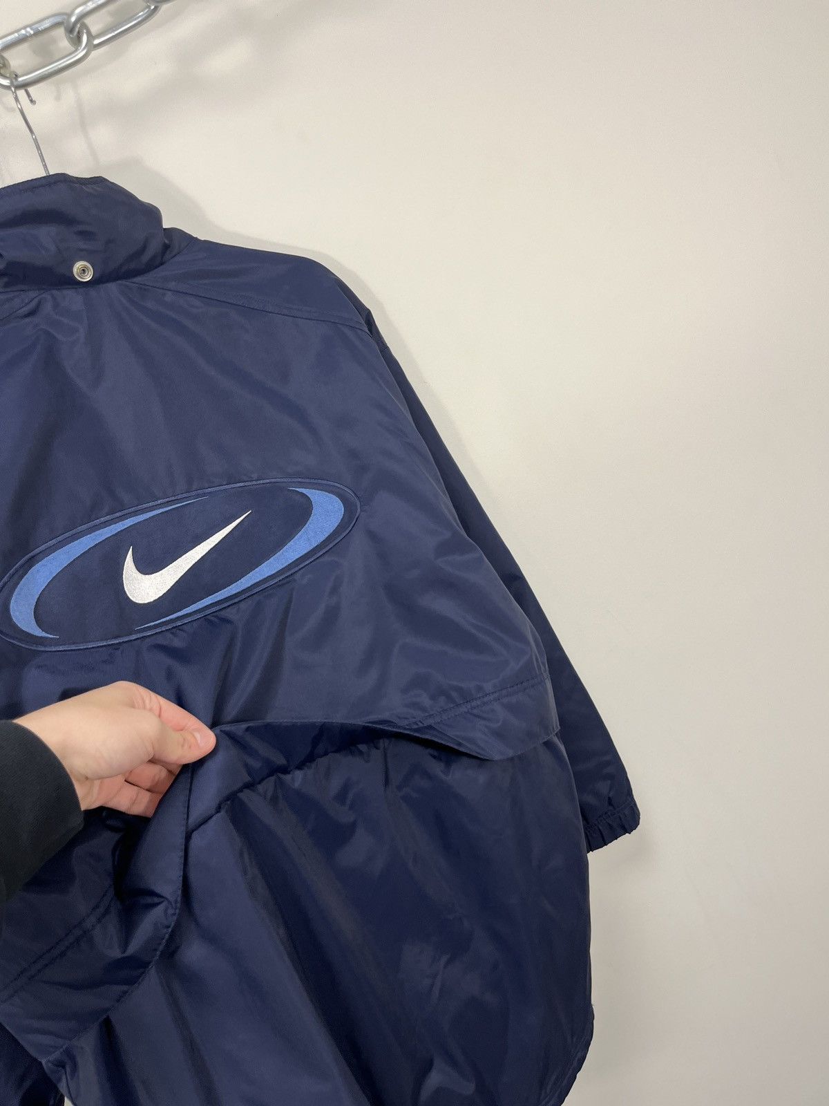 Nike Vintage Nike Big Swoosh Embroidered Logo Retro Hype Jacket Size US M / EU 48-50 / 2 - 6 Thumbnail