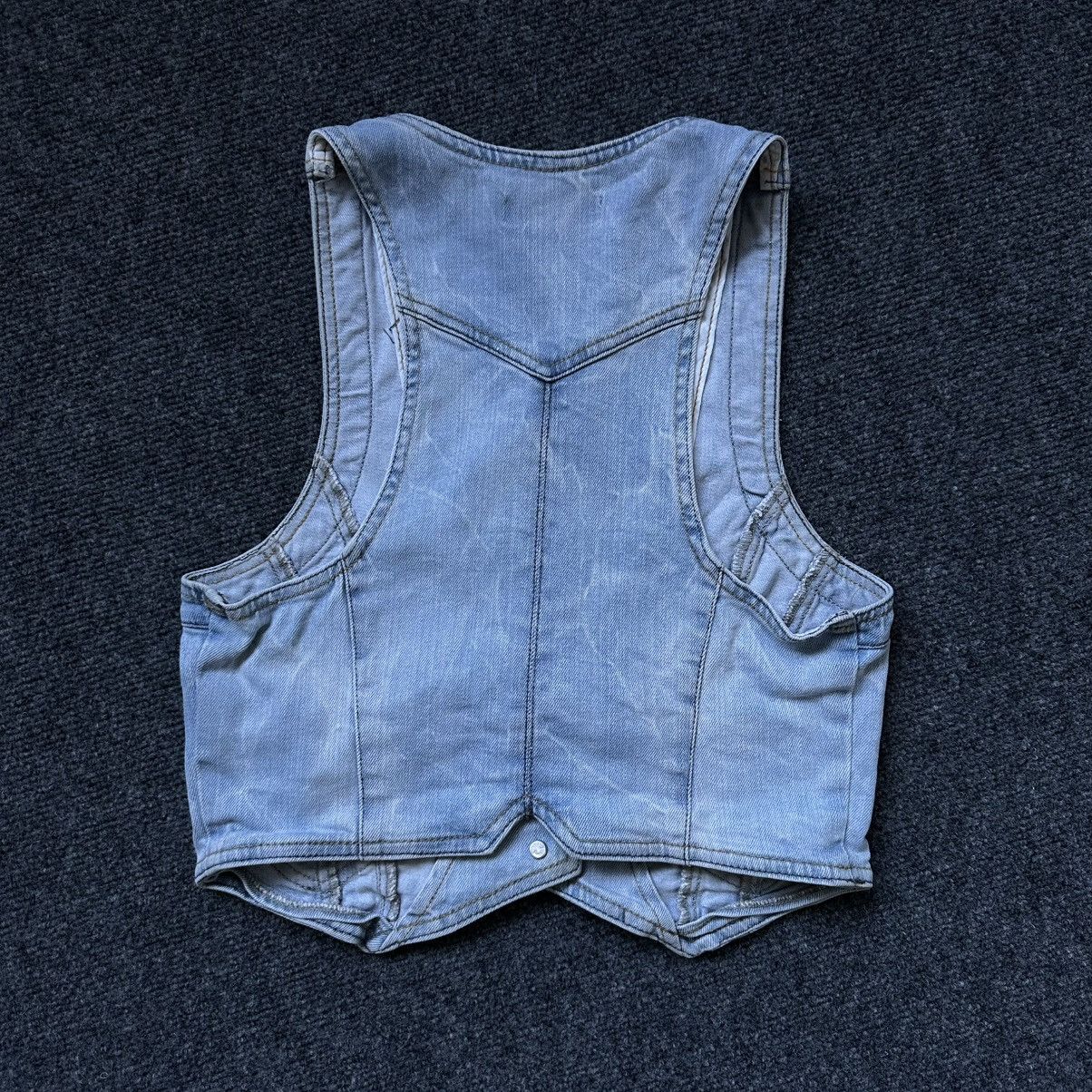 Hypebeast VTG Women’s Denim Vest By Pimkie Size M Y2K 00s USA Hype Size M / US 6-8 / IT 42-44 - 5 Thumbnail