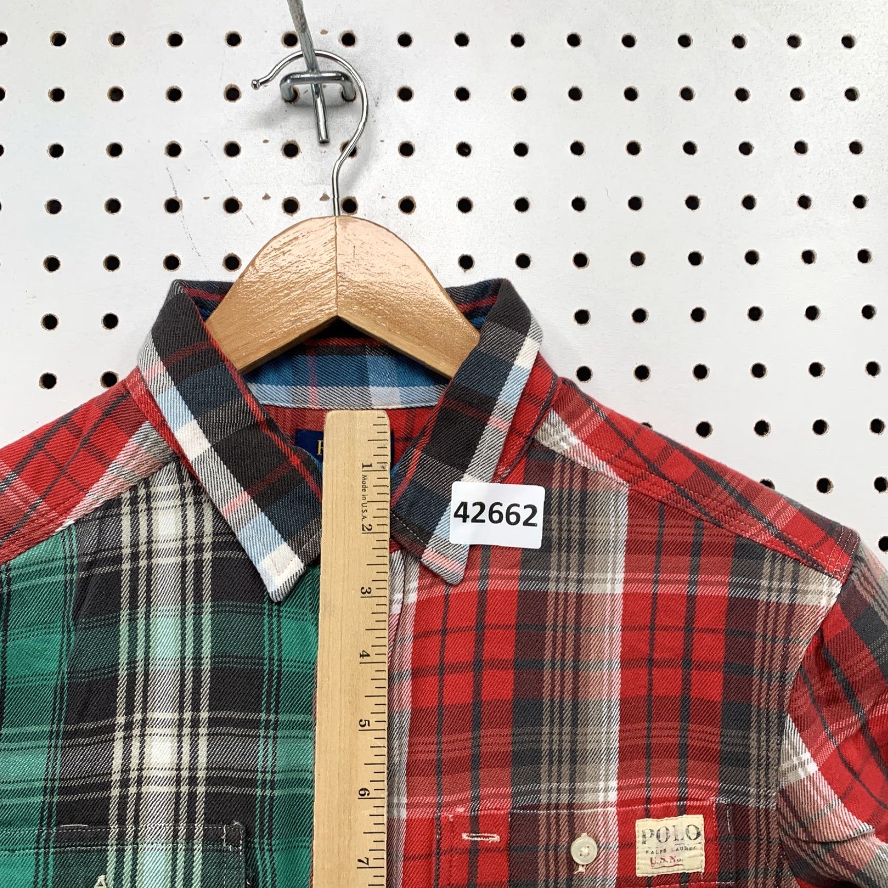 Polo Ralph Lauren Polo Ralph Lauren Shirt Men Small Plaid Button-Down Green Red Cotton Casual 90s Theme Mens Size US S / EU 44-46 / 1 - 5 Thumbnail