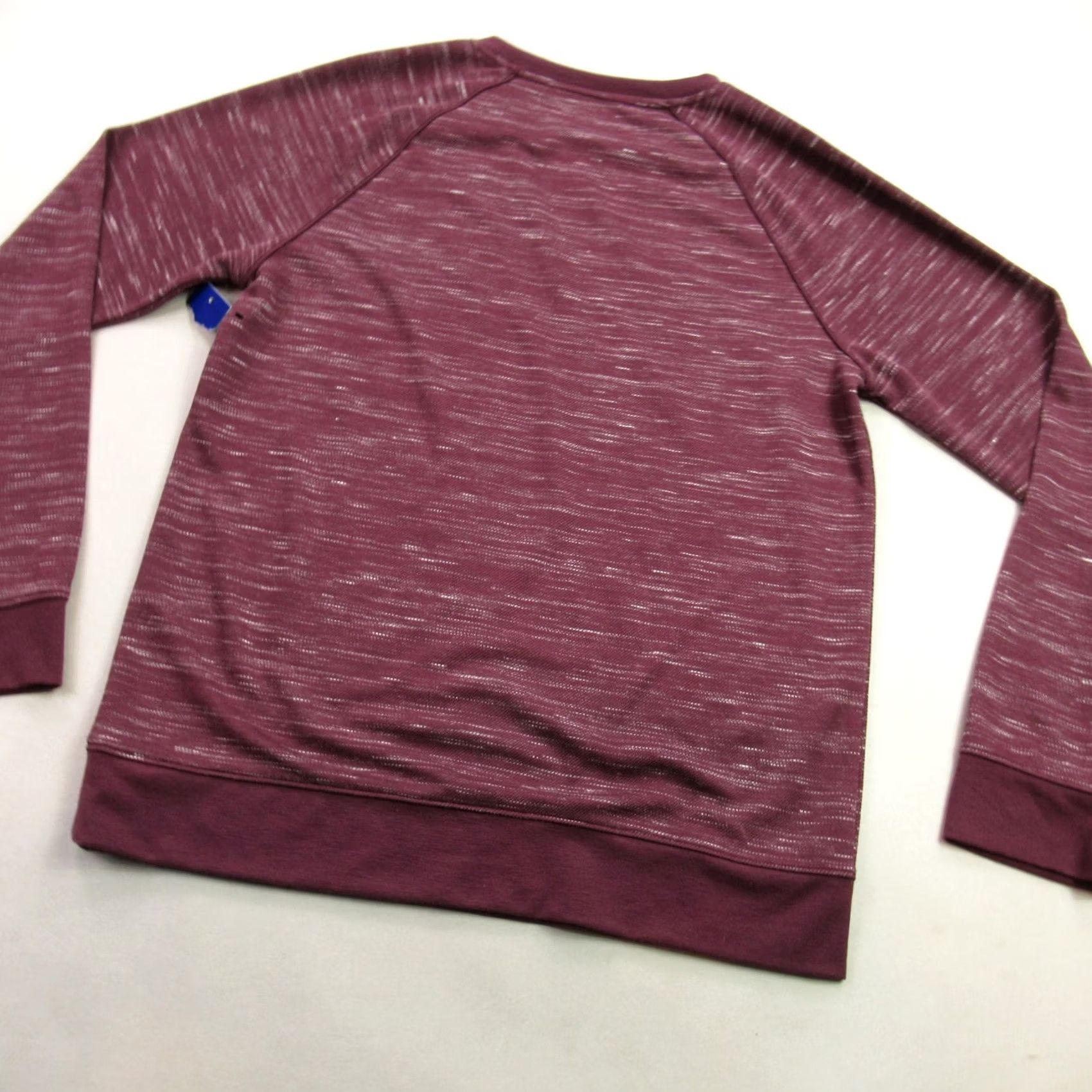 Apt. 9 APT. 9 Shirt Womens Medium Long Sleeve Crew Neck Maroon Outdoors Casual Size M / US 6-8 / IT 42-44 - 6 Thumbnail