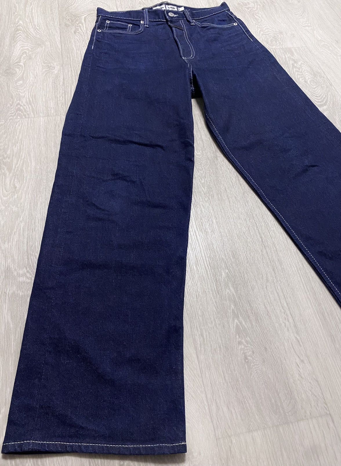 Eytys Unisex Eytys H&M Red Selvedge Navy Cotton Heavy Denim Jeans Size US 28 / EU 44 - 5 Thumbnail