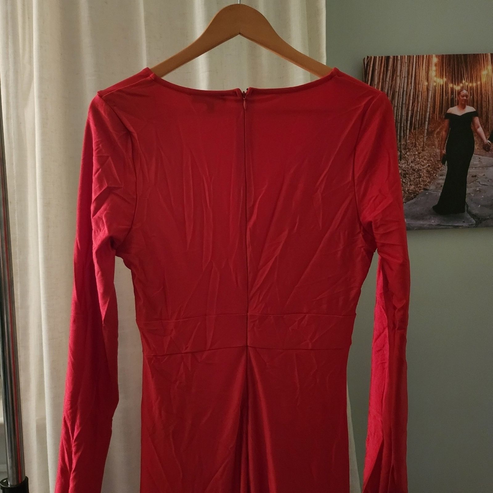 Other Fashion nova Liliana Ruffle maxi dress Size L / US 10 / IT 46 - 7 Thumbnail
