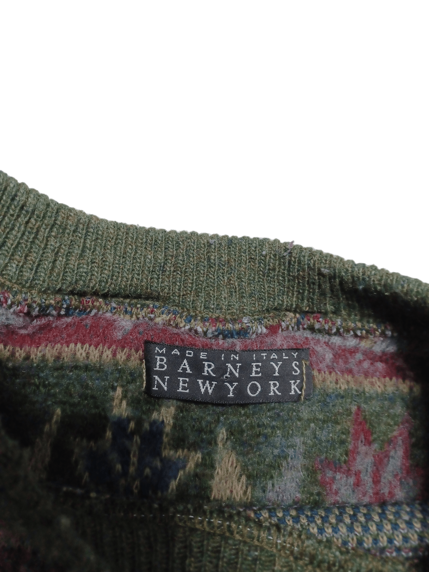 Barneys New York 90S WOOL BARNEYS NEW YORK MADE IN ITALY SWEATER Size US M / EU 48-50 / 2 - 3 Thumbnail