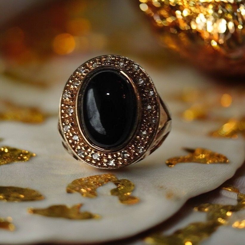 Designer Sterling Silver 925 Women's Vermeil Silver Ring Size ONE SIZE - 10 Thumbnail