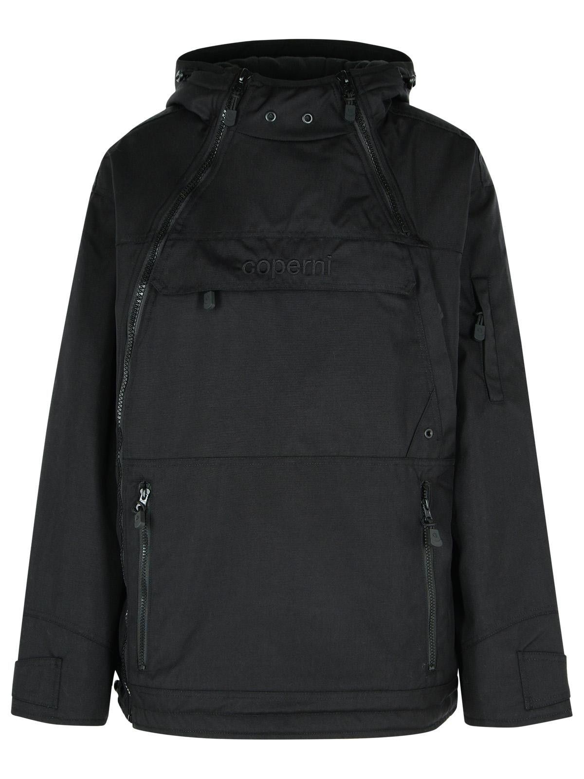 COPERNI 'Asymmetric' Black Polyamide Jacket