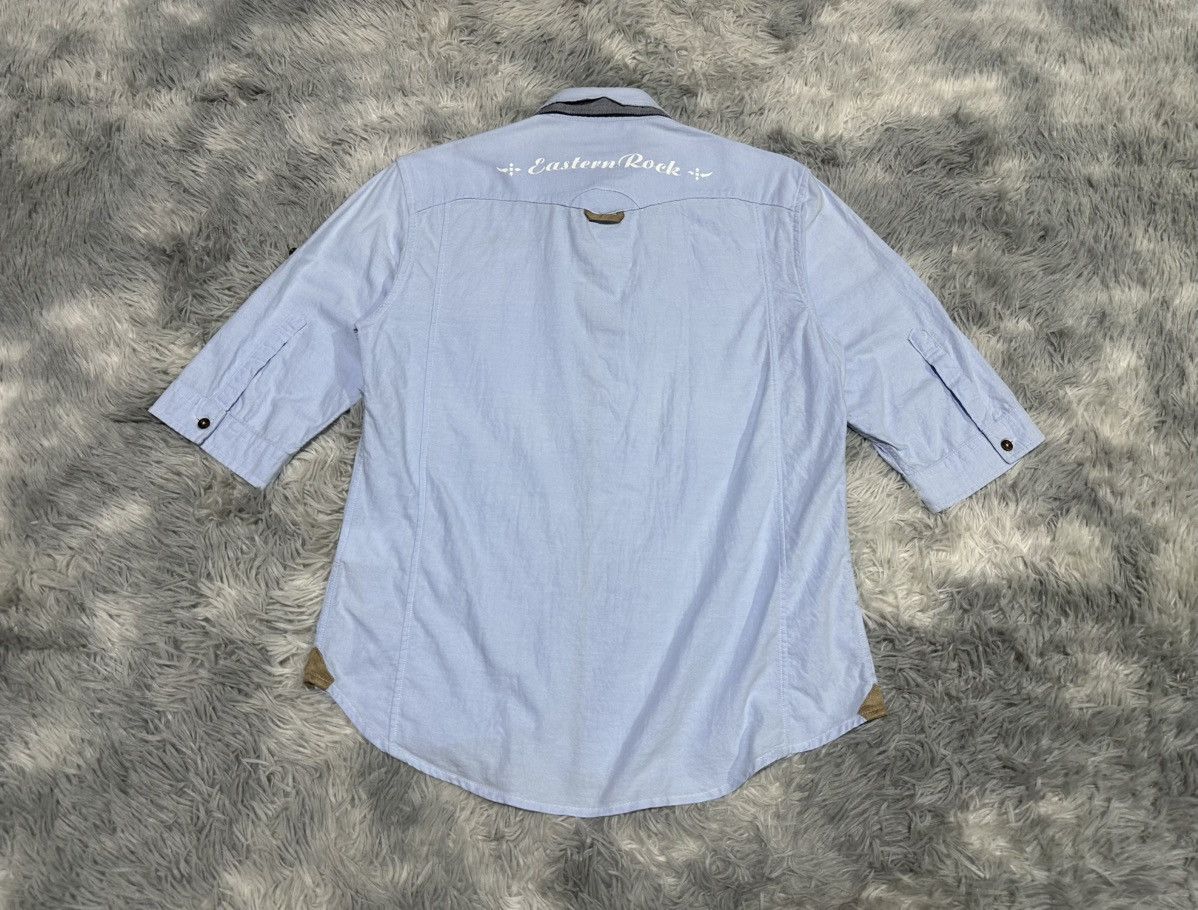 PPFM 🔥Rare Y2K PPFM Eastern Rock Double Layer Collar Shirt Size US L / EU 52-54 / 3 - 10 Thumbnail