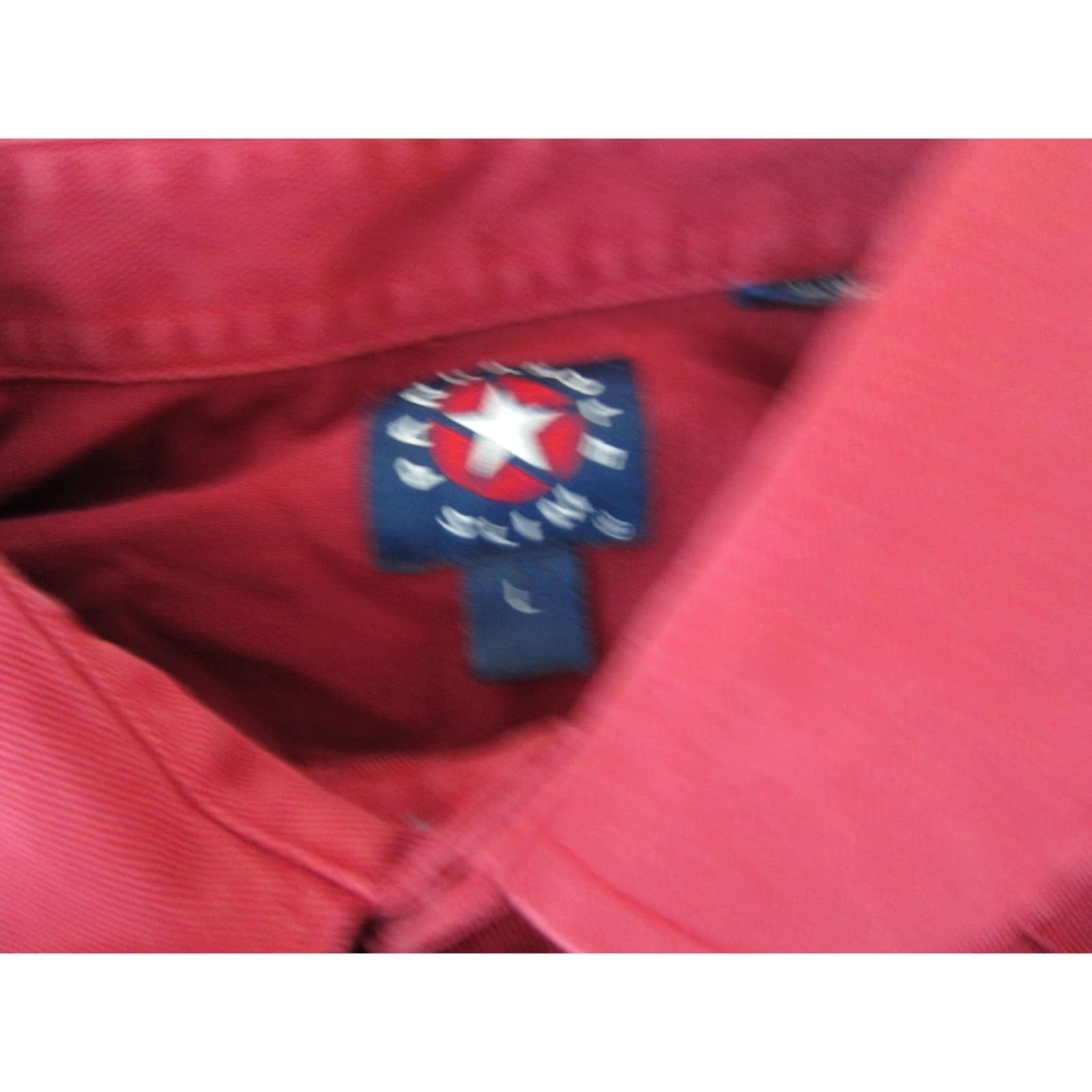 Vintage VINTAGE Panhandle Slim Shirt Panhandle Slim Shirt Adult Large Red Canvas Cowboy Rodeo Western Snap Mens Size US L / EU 52-54 / 3 - 6 Thumbnail