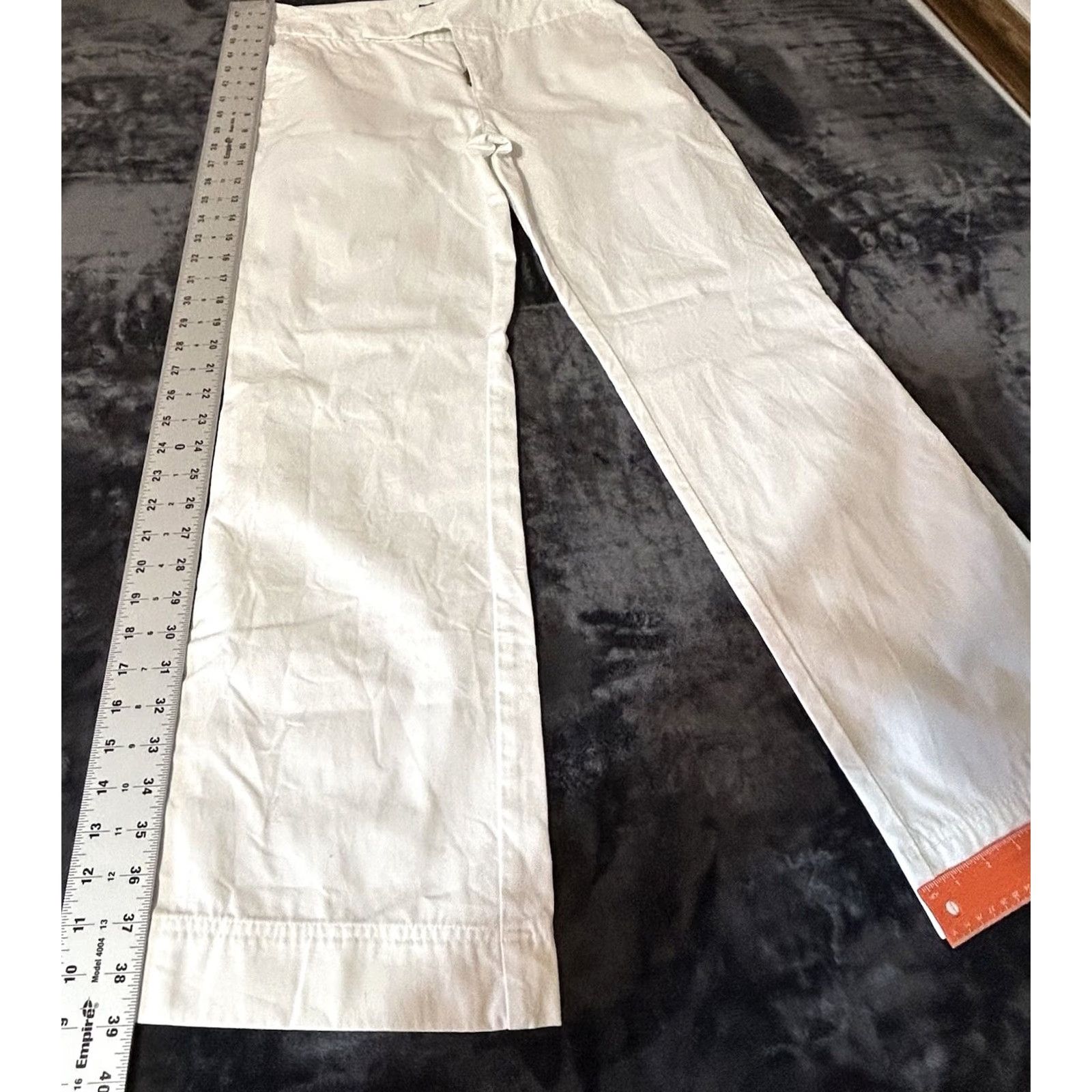 Eddie Bauer Eddie Bauer Vashon Fit Wide Legs Pants Women 10 White 32x30 WPL#9647 Size 32" / US 10 / IT 46 - 7 Thumbnail