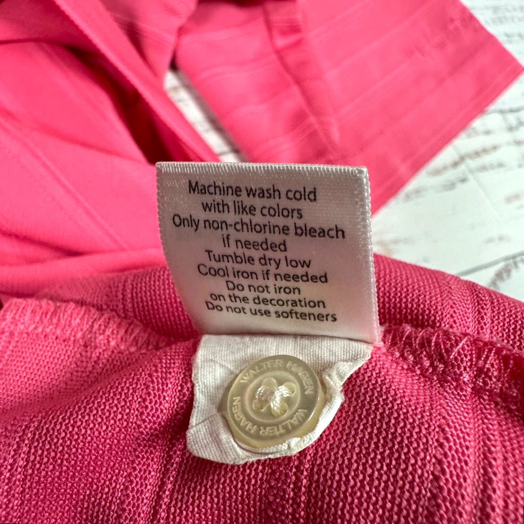Vintage Walter Hagen Polo Shirt XL Pink Short Sleeve Hydo-Dri Golf Men’s Shirt Size US XL / EU 56 / 4 - 7 Thumbnail