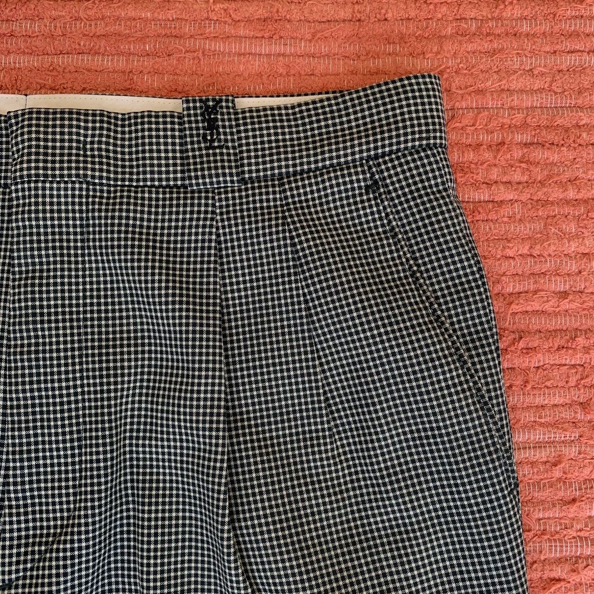 Yves Saint Laurent Yves Saint Laurent Pour Homme Plaid Trouser Size US 32 / EU 48 - 3 Thumbnail