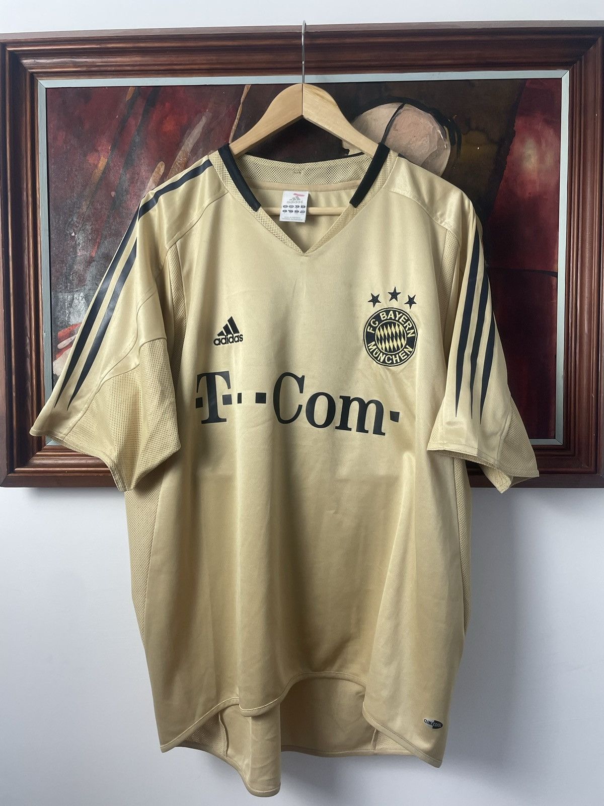 Vintage Y2k Adidas Bayern Munchen Soccer Football Jersey 04