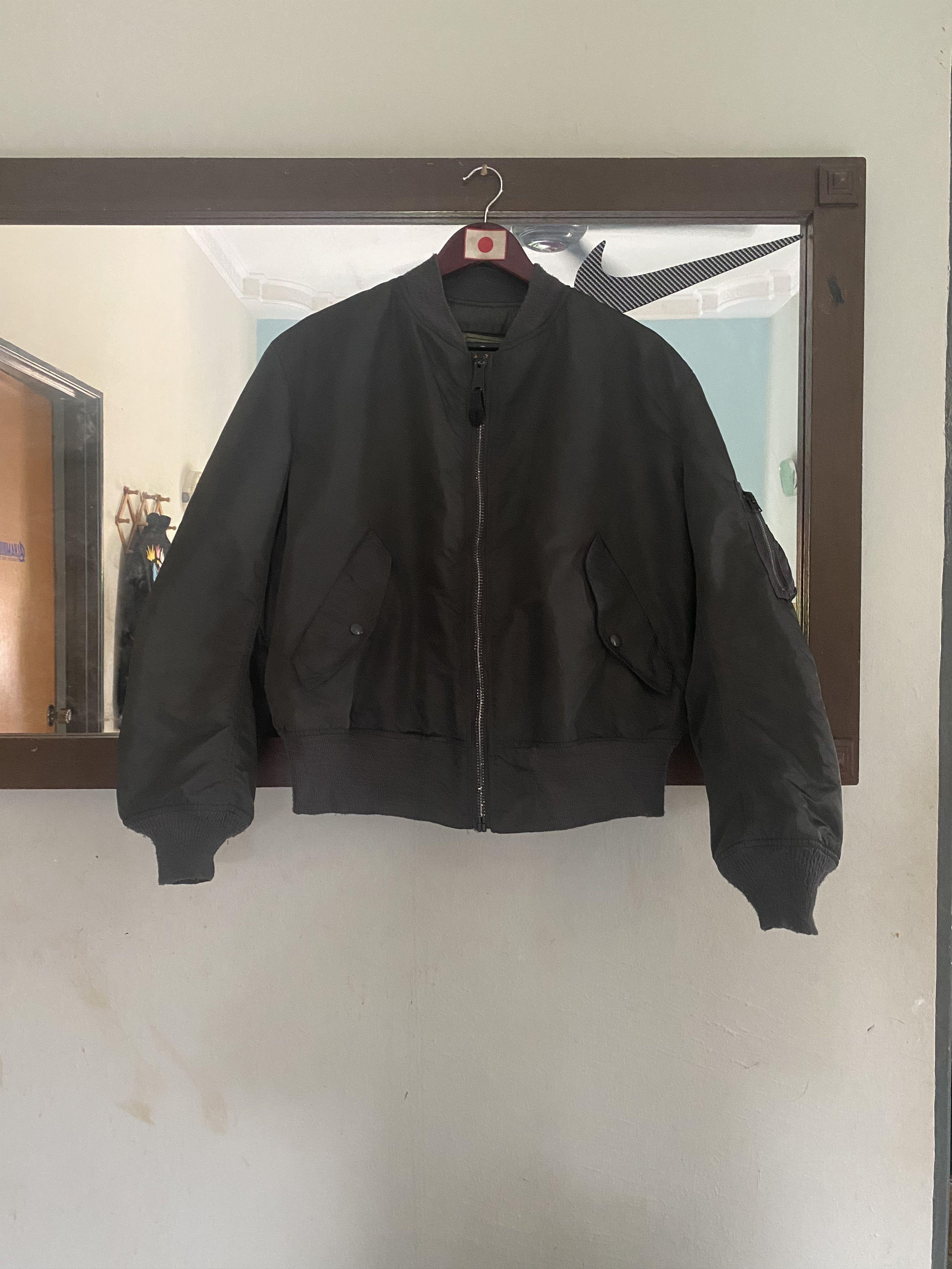 Alpha Industries × Vintage Vintage Alpha Industres Flyer's Bomber Jacket Size US L / EU 52-54 / 3 - 1 Thumbnail