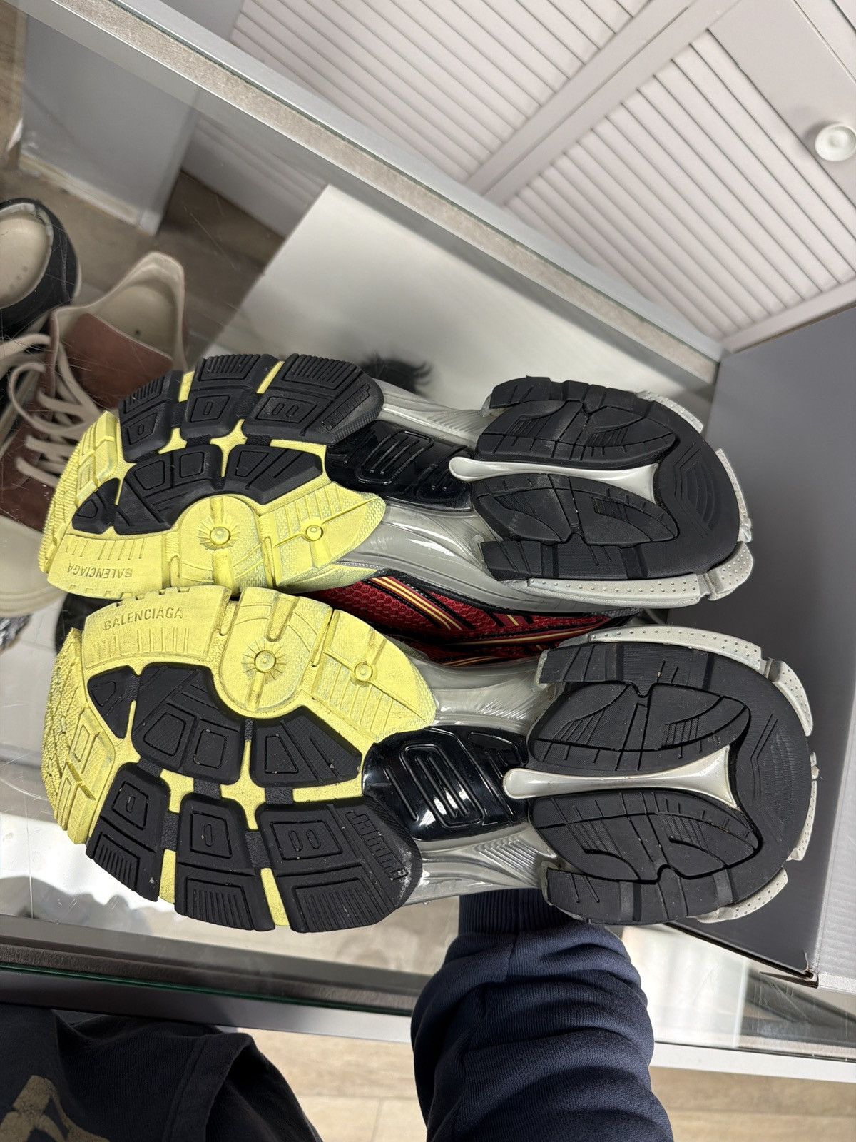 Balenciaga Balenciaga runner v2 red grey yellow Size US 10 / EU 43 - 2 Thumbnail