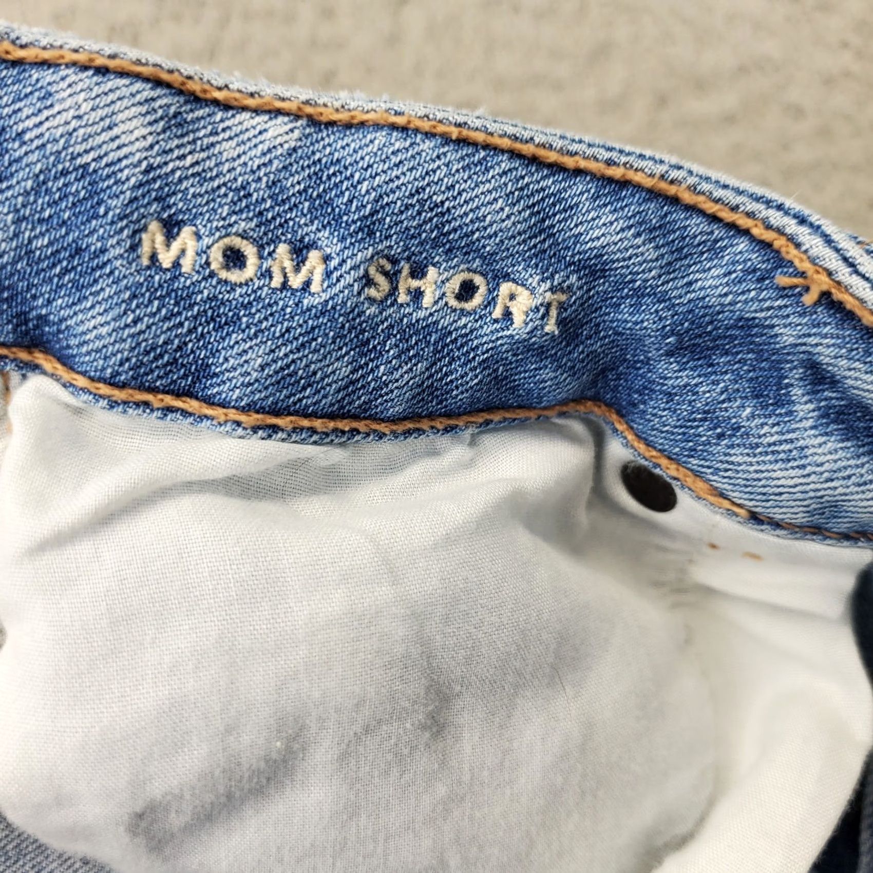 American Eagle Outfitters American Eagle Outfitters Womens 2 Blue Denim 5-Pocket Design Mom Shorts Size 26" / US 2 / IT 38 - 8 Thumbnail