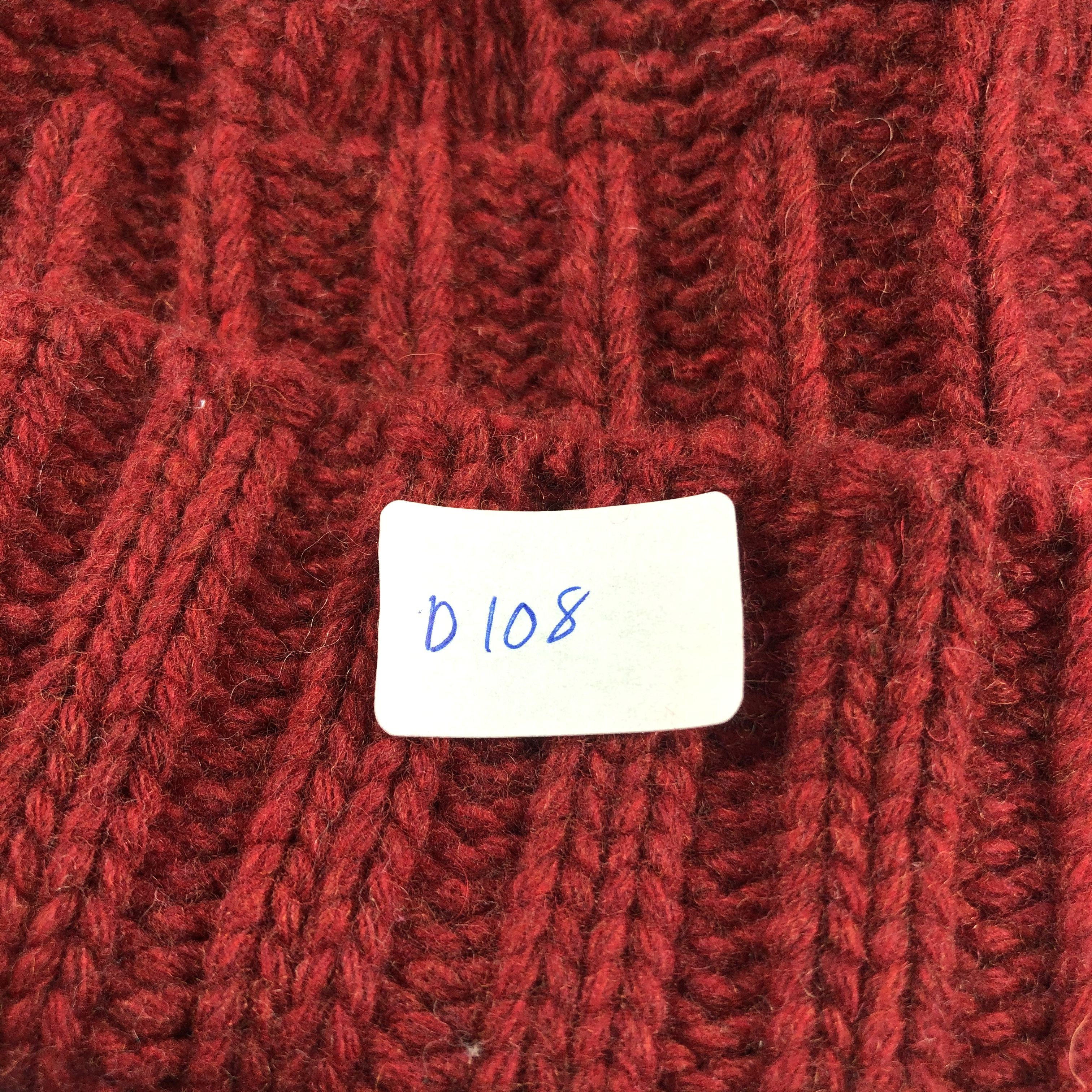 Diesel Diesel Aran Isle Beanie Snow Hat Snow Cap -D108 Size ONE SIZE - 7 Thumbnail