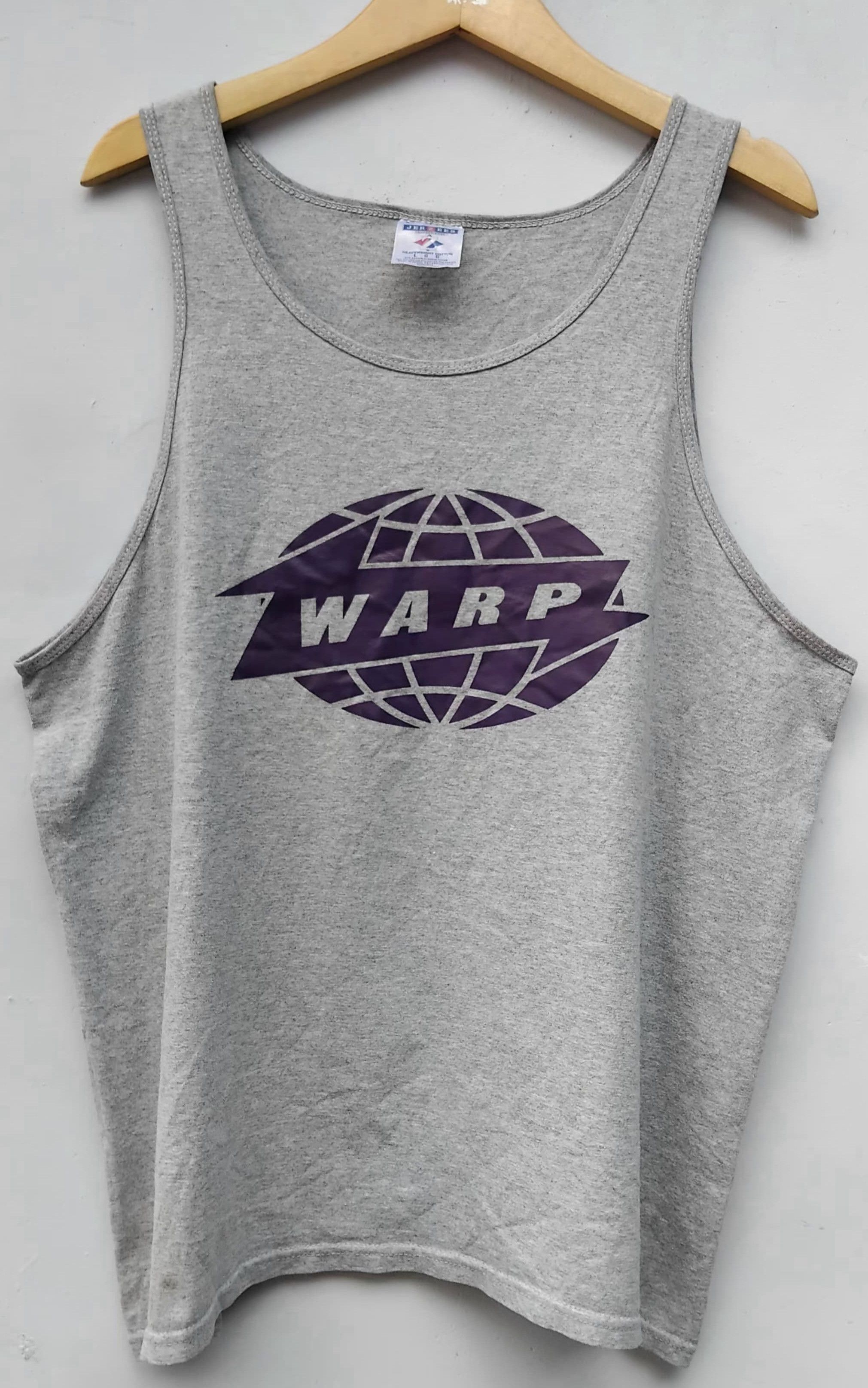 Band Tees Vintage Warp records sleeveless Size US L / EU 52-54 / 3 - 1 Thumbnail