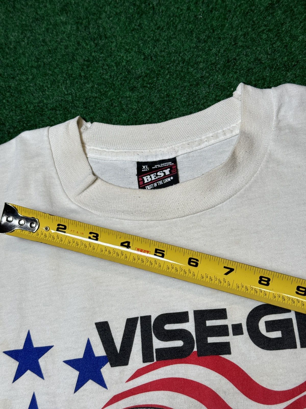 Fruit Of The Loom × Vintage Vintage 90s Vise Grip American Made Tools Mens XL T Shirt Size US XL / EU 56 / 4 - 8 Thumbnail