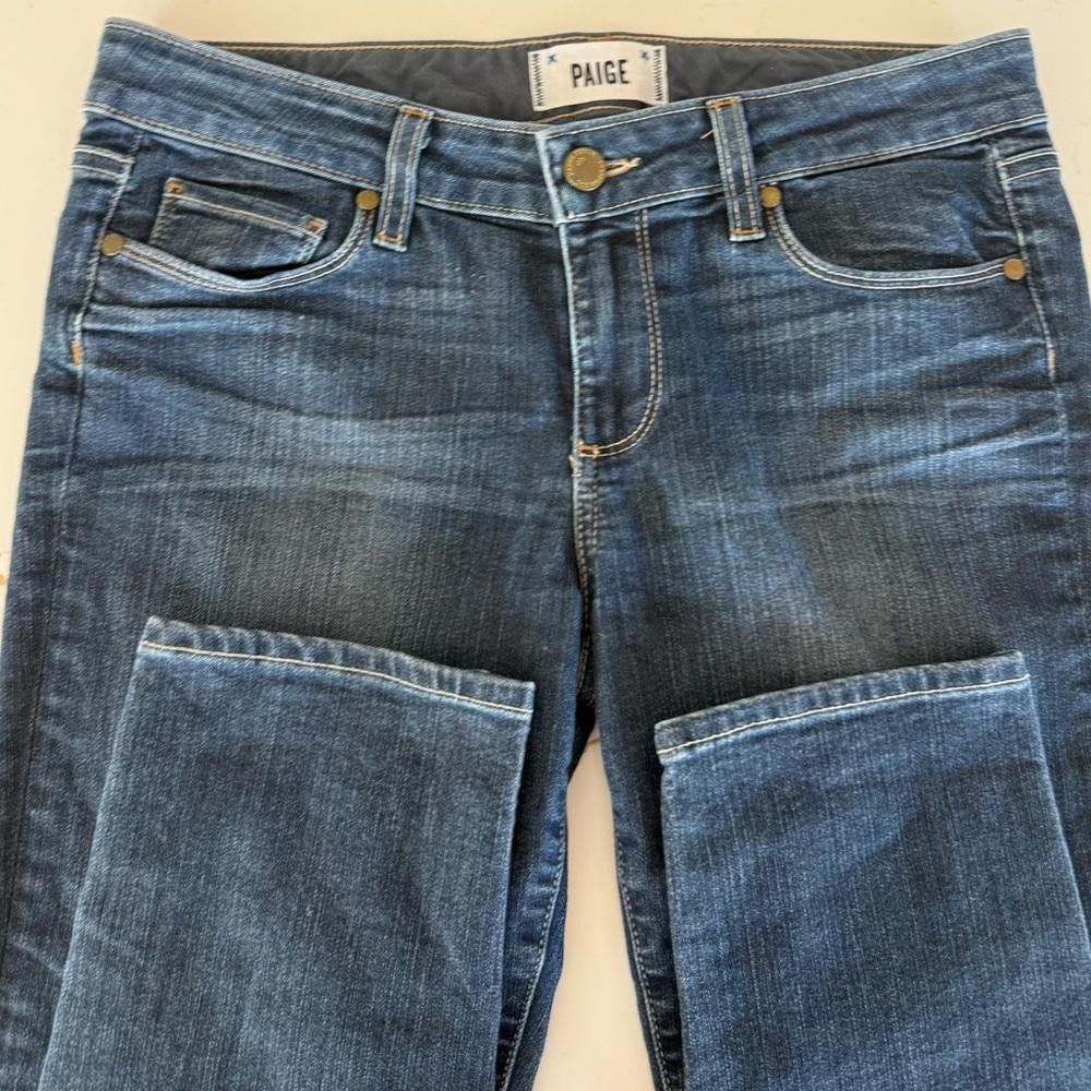 Paige PAIGE Denim Kylie Crop Jeans Size 28 Sedona Medium Wash Size 28" / US 6 / IT 42 - 10 Thumbnail