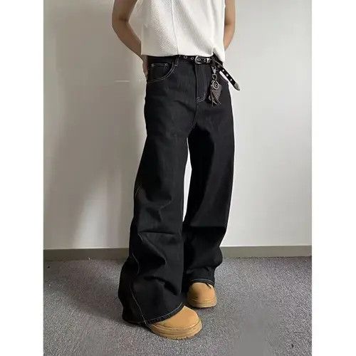 Japanese Brand × Jean Japanese retro washed loose casual jeans Size US 32 / EU 48 - 3 Thumbnail
