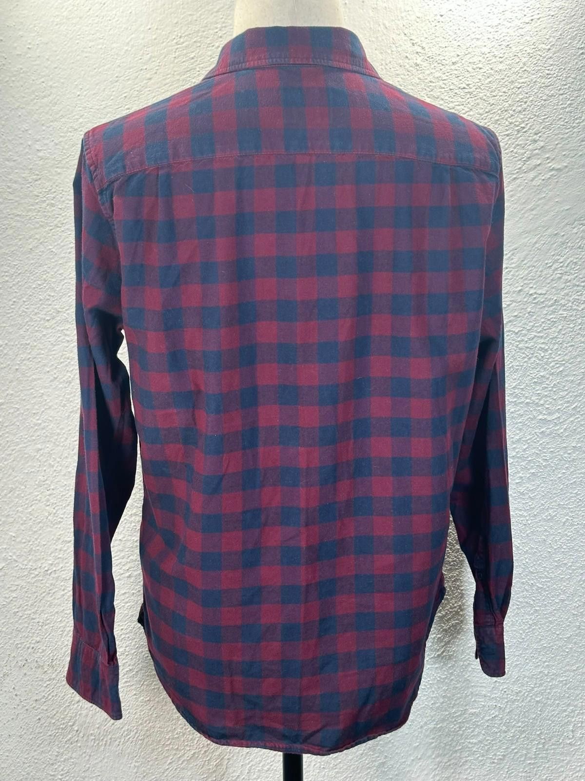 American Eagle Outfitters American Eagle Plaid Flannel Button Down Red Blue Men's M Size US M / EU 48-50 / 2 - 3 Thumbnail