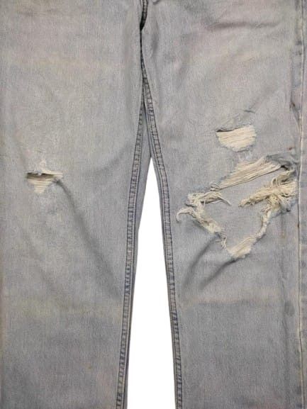 Edwin VINTAGE EDWIN DISTRESSED JEANS MADE IN USA Size US 33 - 3 Thumbnail
