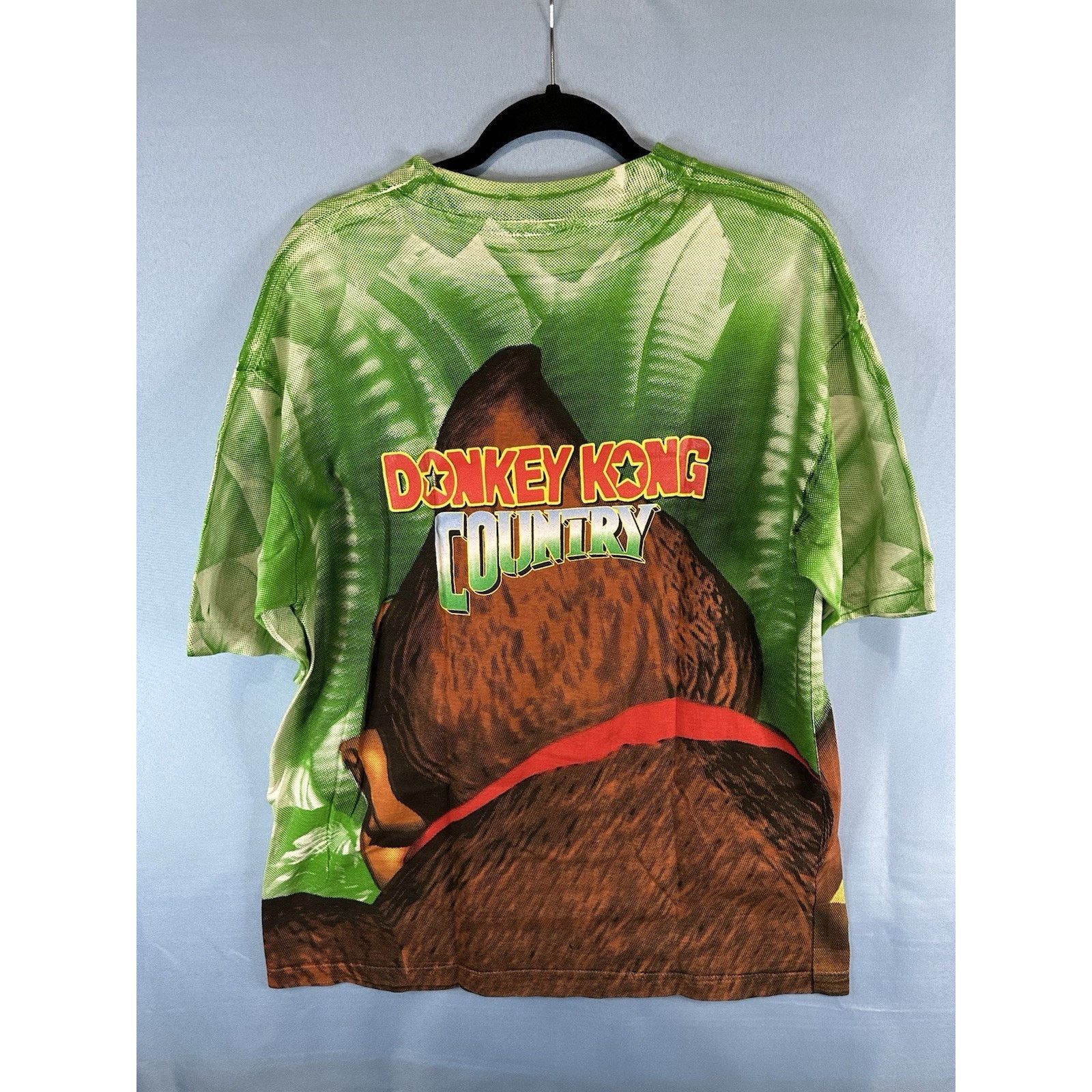 Nintendo Vintage Donkey Kong Country AOP Nintendo SNES Tee Size US XL / EU 56 / 4 - 6 Thumbnail