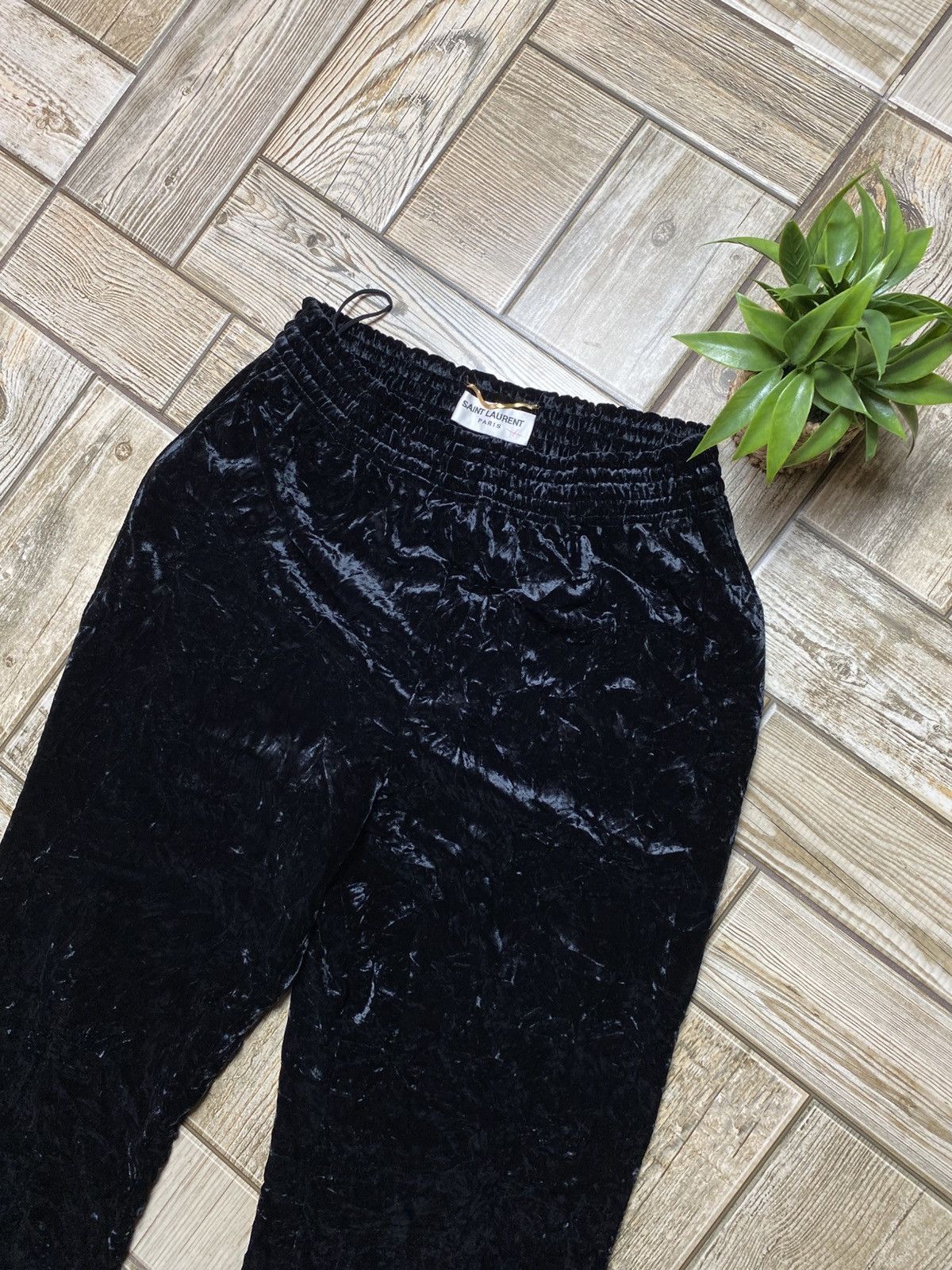 Saint Laurent Paris Saint laurent wide leg velvet trousers size 36 Size 36" / US 14 / IT 50 - 7 Thumbnail