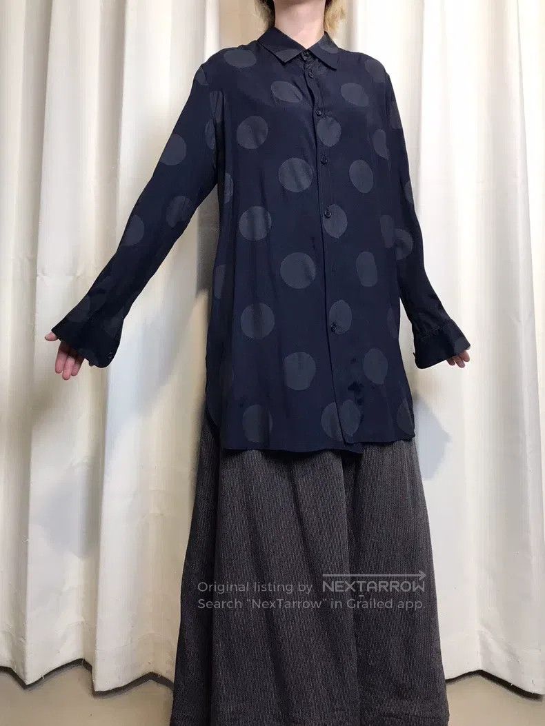 Yohji Yamamoto Yohji Yamamoto Medieval Dark Pioneer Polka-dot Double-brea Size US S / EU 44-46 / 1 - 3 Thumbnail