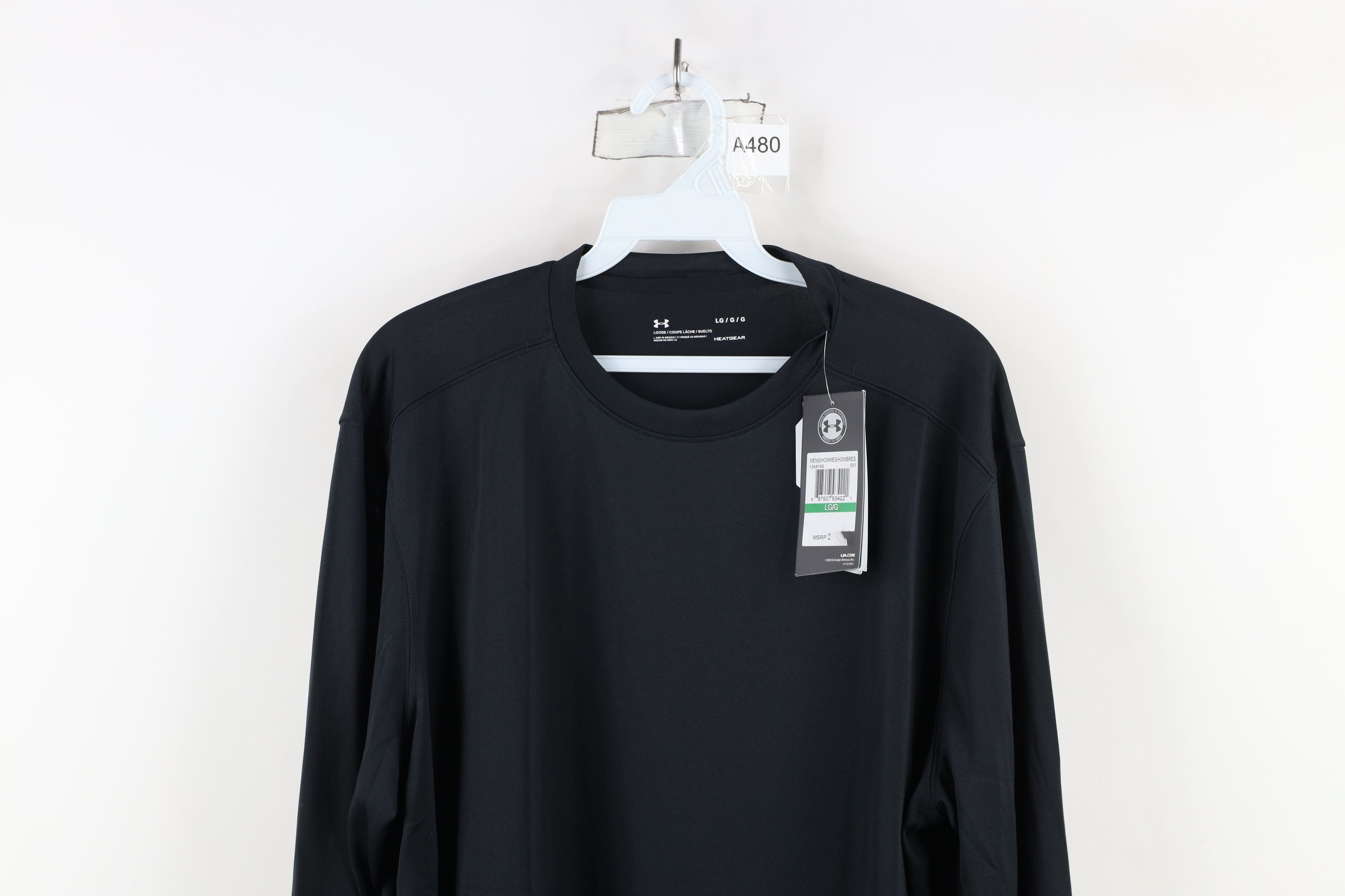 Under Armour × Vintage New Under Armour HeatGear Long Sleeve Tech T-Shirt Black Size US L / EU 52-54 / 3 - 2 Thumbnail