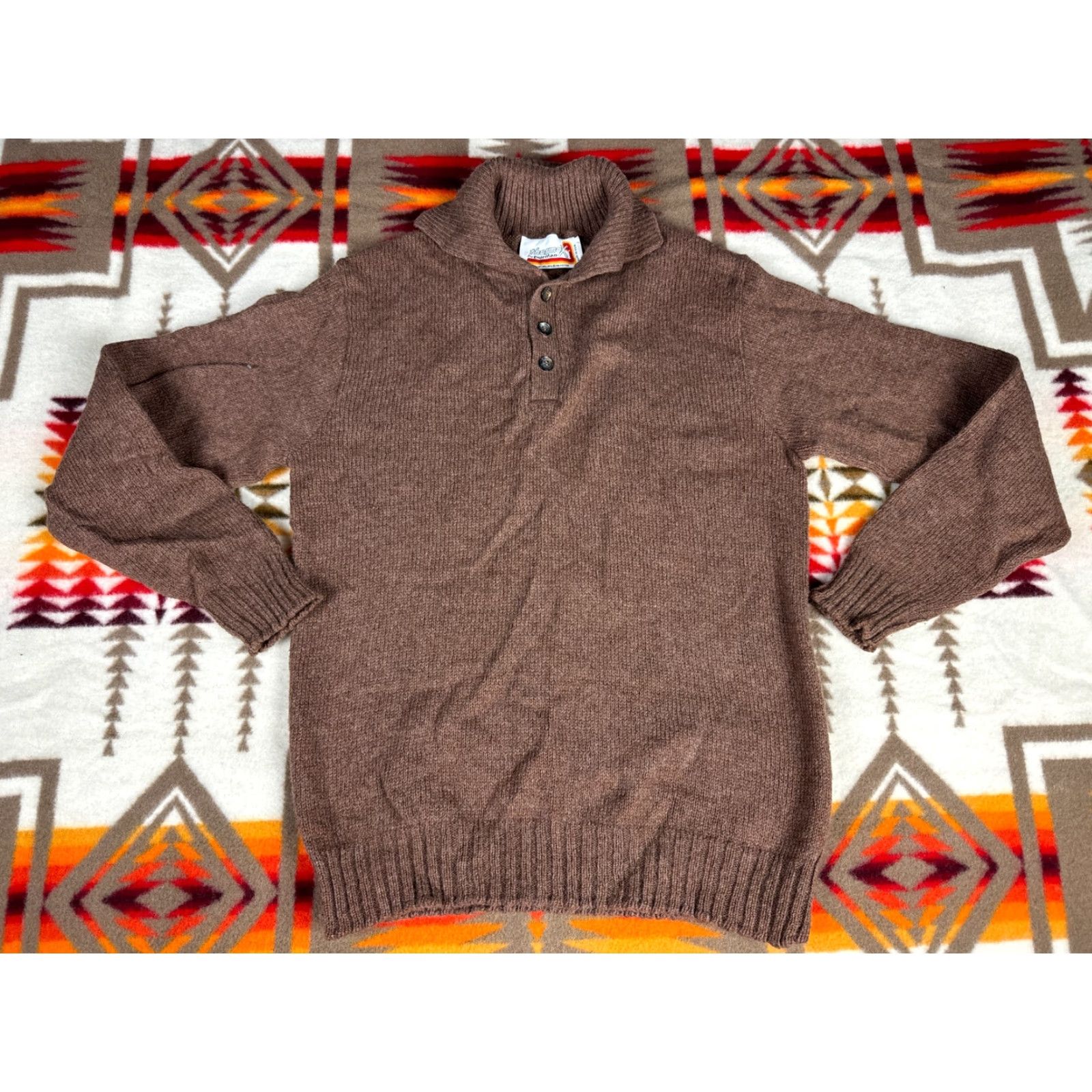 Vintage VINTAGE Puritan ThermaX Wool Sweater Made In USA Sz M Brown Sweater Mens Wool Pullover M Brown USA Vintage Puritan ThermaX Wool Sweater Mens Size US M / EU 48-50 / 2 - 3 Thumbnail