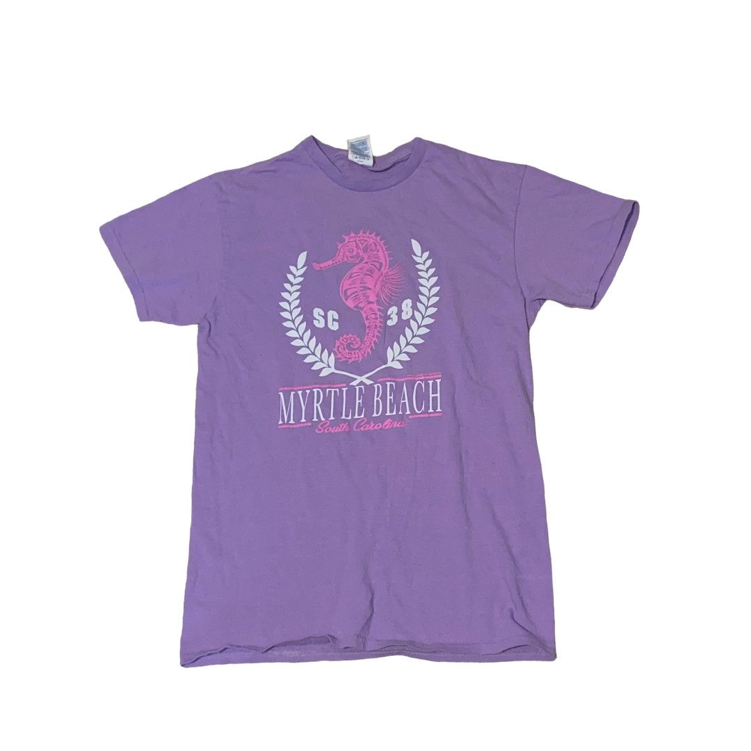Vintage 🏁 Myrtle Beach T-Shirt 🏁 Size US S / EU 44-46 / 1 - 1 Thumbnail