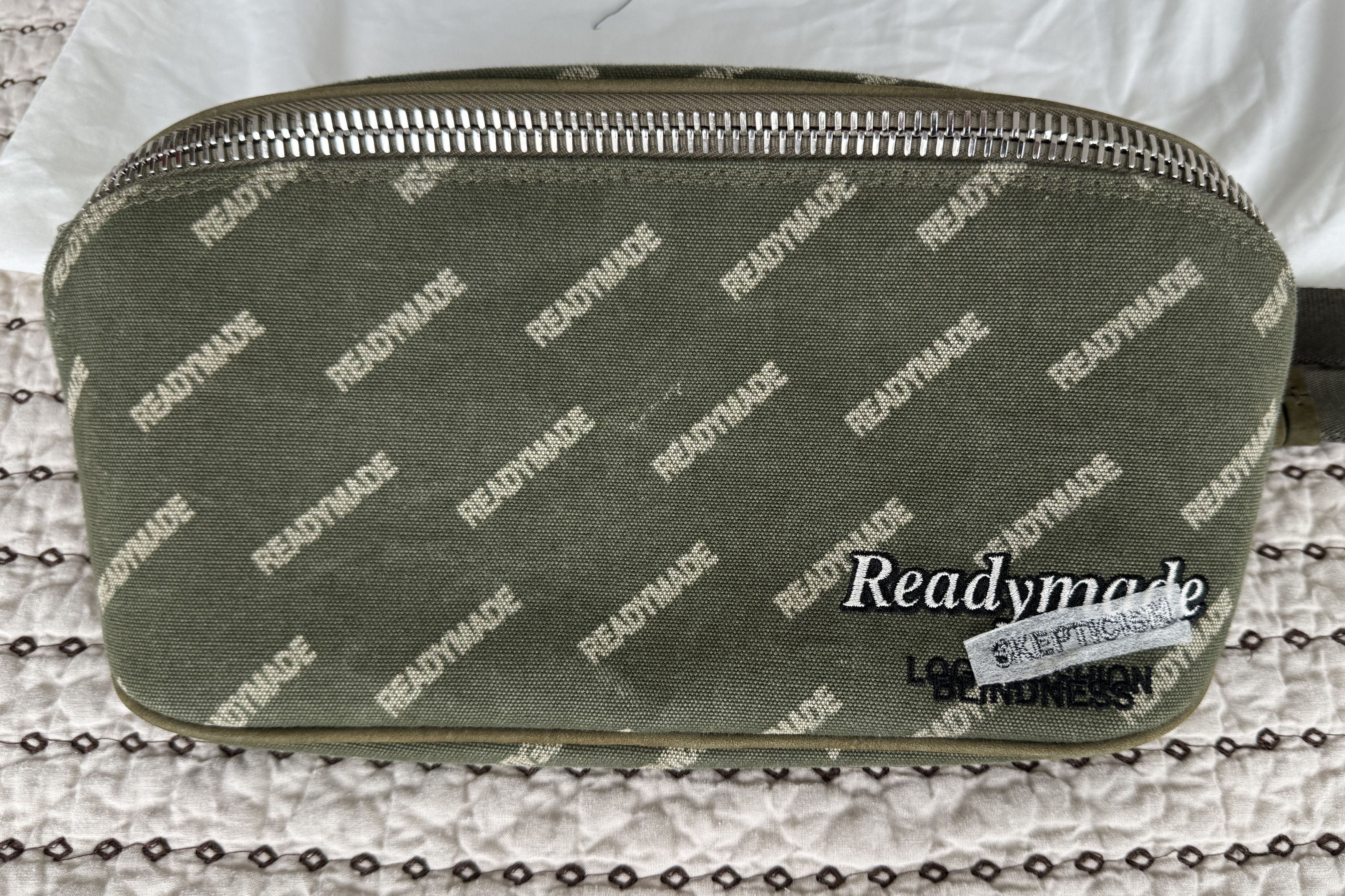 READYMADE READYMADE EMBROIDERED LOGO WAIST BAG GREEN OS Size ONE SIZE - 2 Thumbnail
