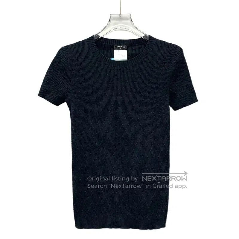 Chanel Chanel Black Cotton Women's T-Shirt . Size S / US 4 / IT 40 - 1 Thumbnail