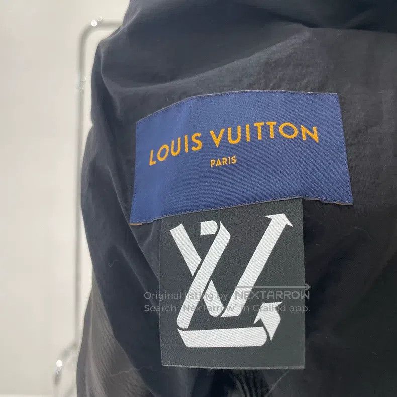 Louis Vuitton Louis Vuitton Black embroidered aviator leather jacket Size US M / EU 48-50 / 2 - 4 Thumbnail