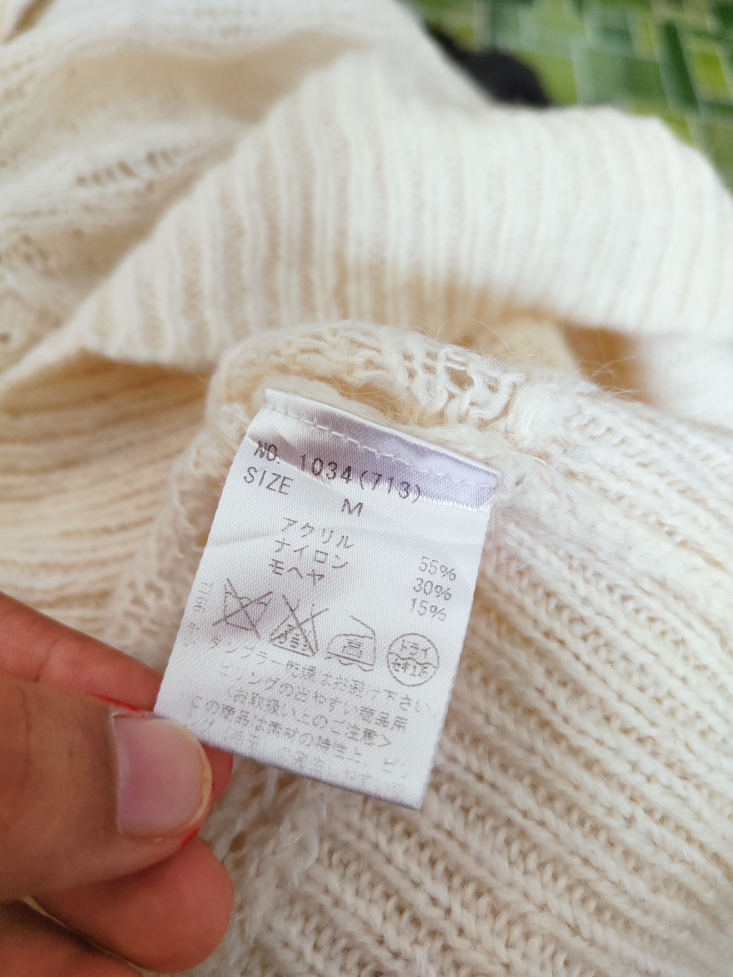 Designer × Homespun Knitwear × Japanese Brand Cecil McBee Cream Knitwear Sweatshirts #W139 Size M / US 6-8 / IT 42-44 - 10 Thumbnail