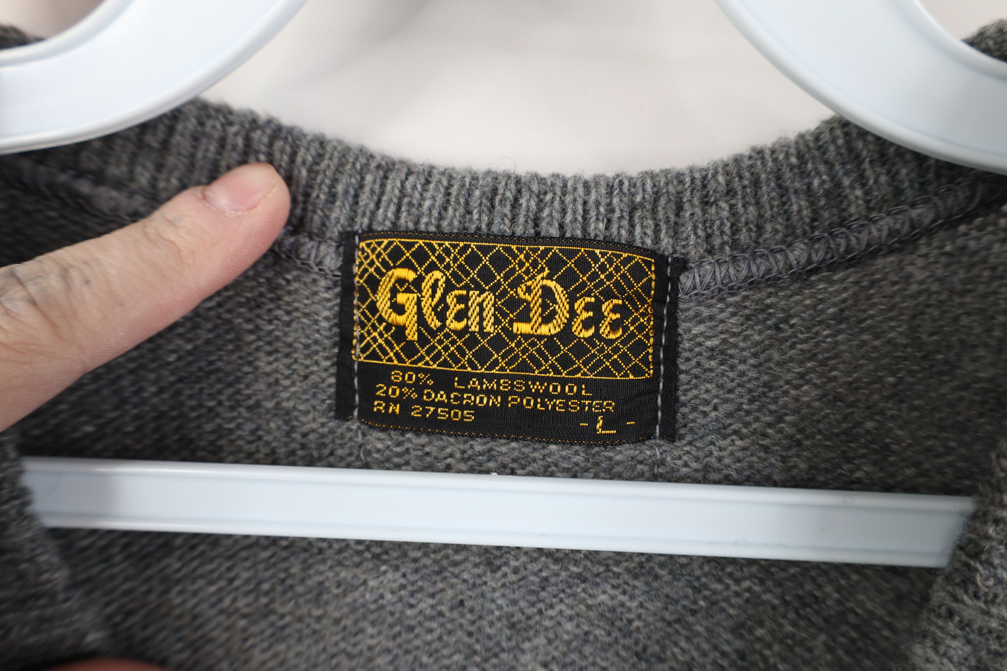 Vintage Vintage 70s Streetwear Lambswool Knit Sweater Vest Gray Size US L / EU 52-54 / 3 - 4 Thumbnail