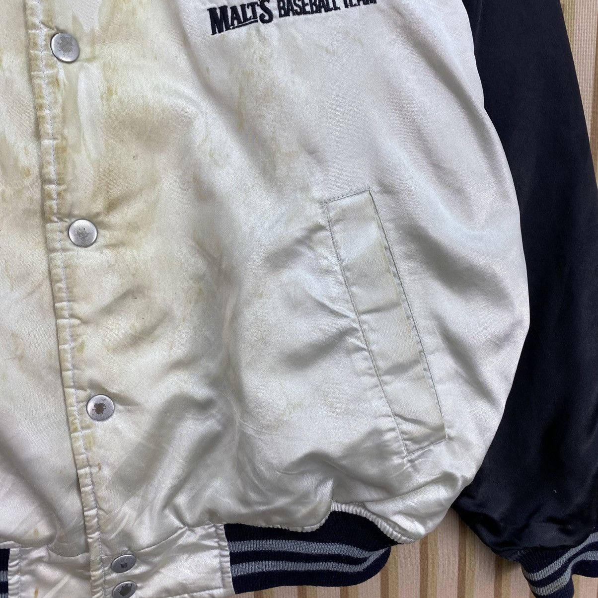 Japanese Brand 🫶 vintage Suntory Malts Japanese branded baseball Jacket Size US M / EU 48-50 / 2 - 6 Thumbnail