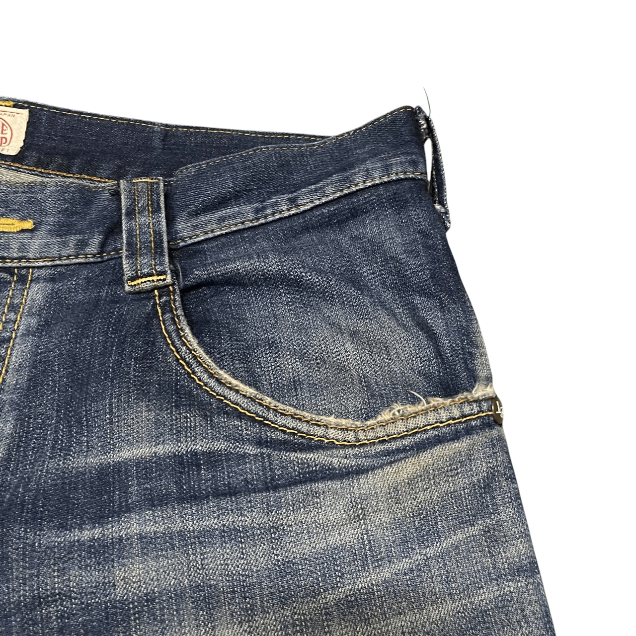 Edwin Vintage Edwin Blue Trip Flared Denim Jeans Size US 34 / EU 50 - 7 Thumbnail