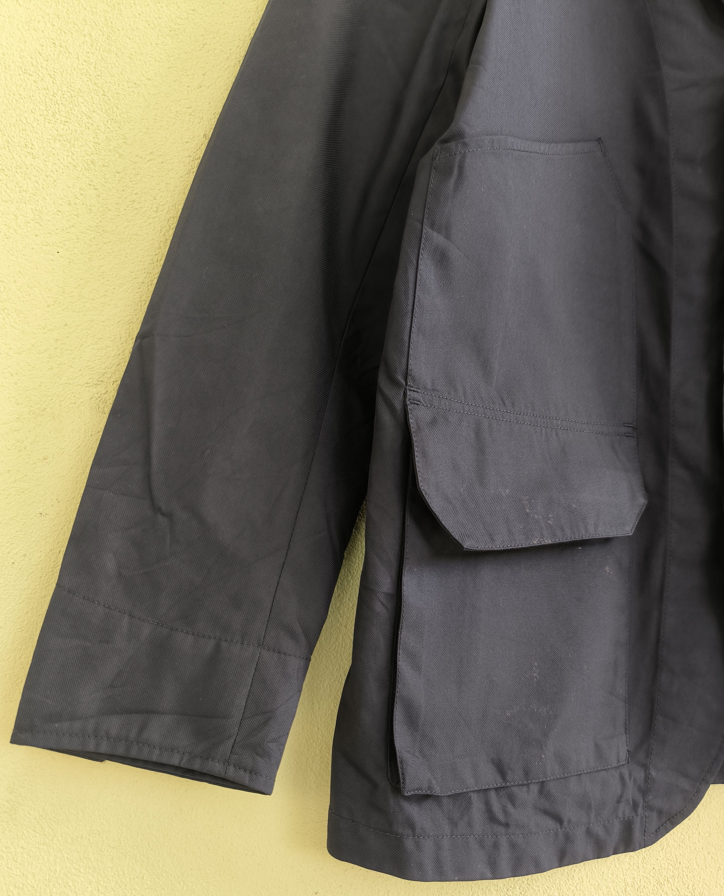 NANO universe NANO UNIVERSE waxed polyester sack coat Size US M / EU 48-50 / 2 - 5 Thumbnail