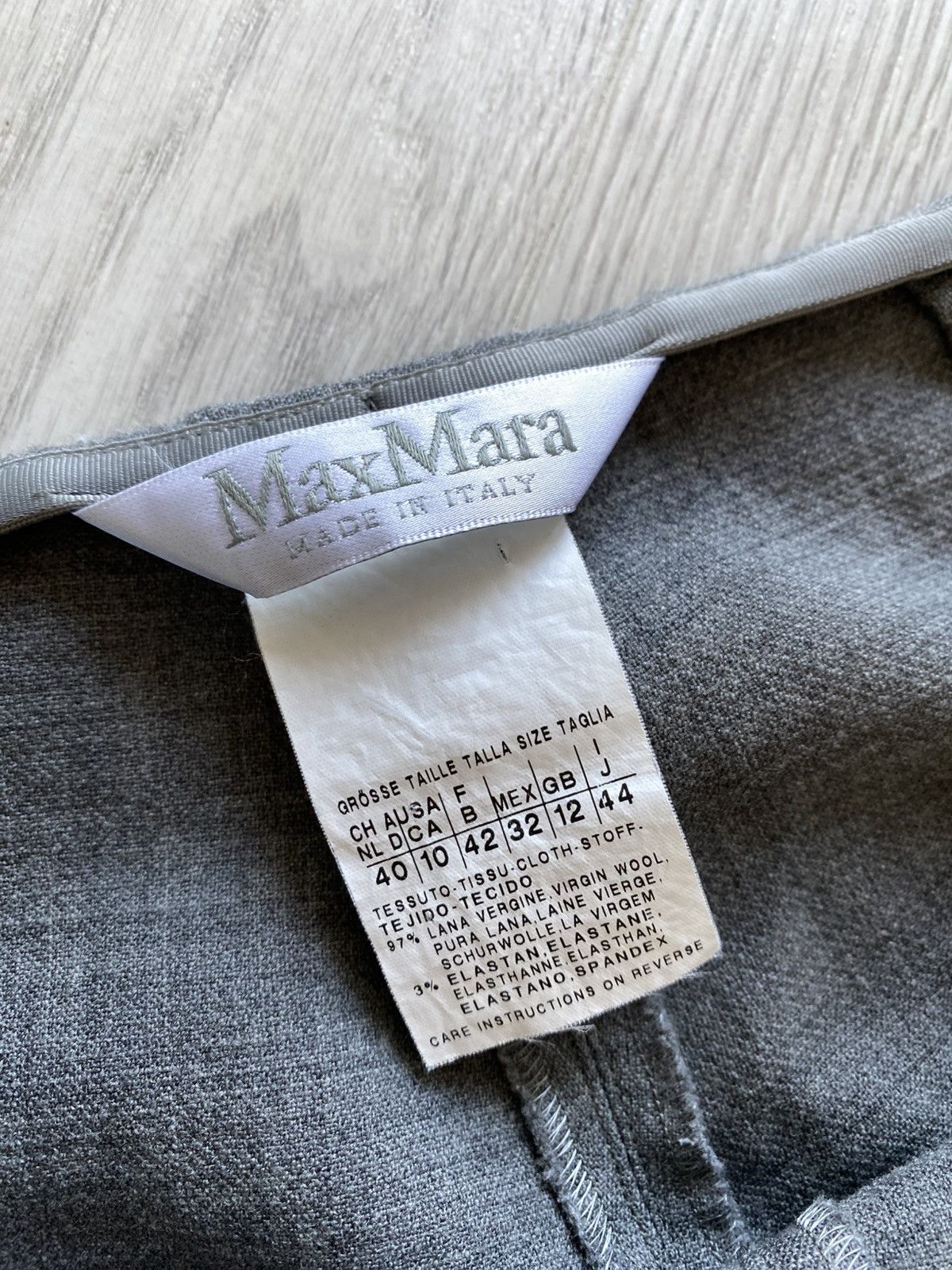 Max Mara Max Mara Linen Women Trousers Size 32" / US 10 / IT 46 - 4 Thumbnail