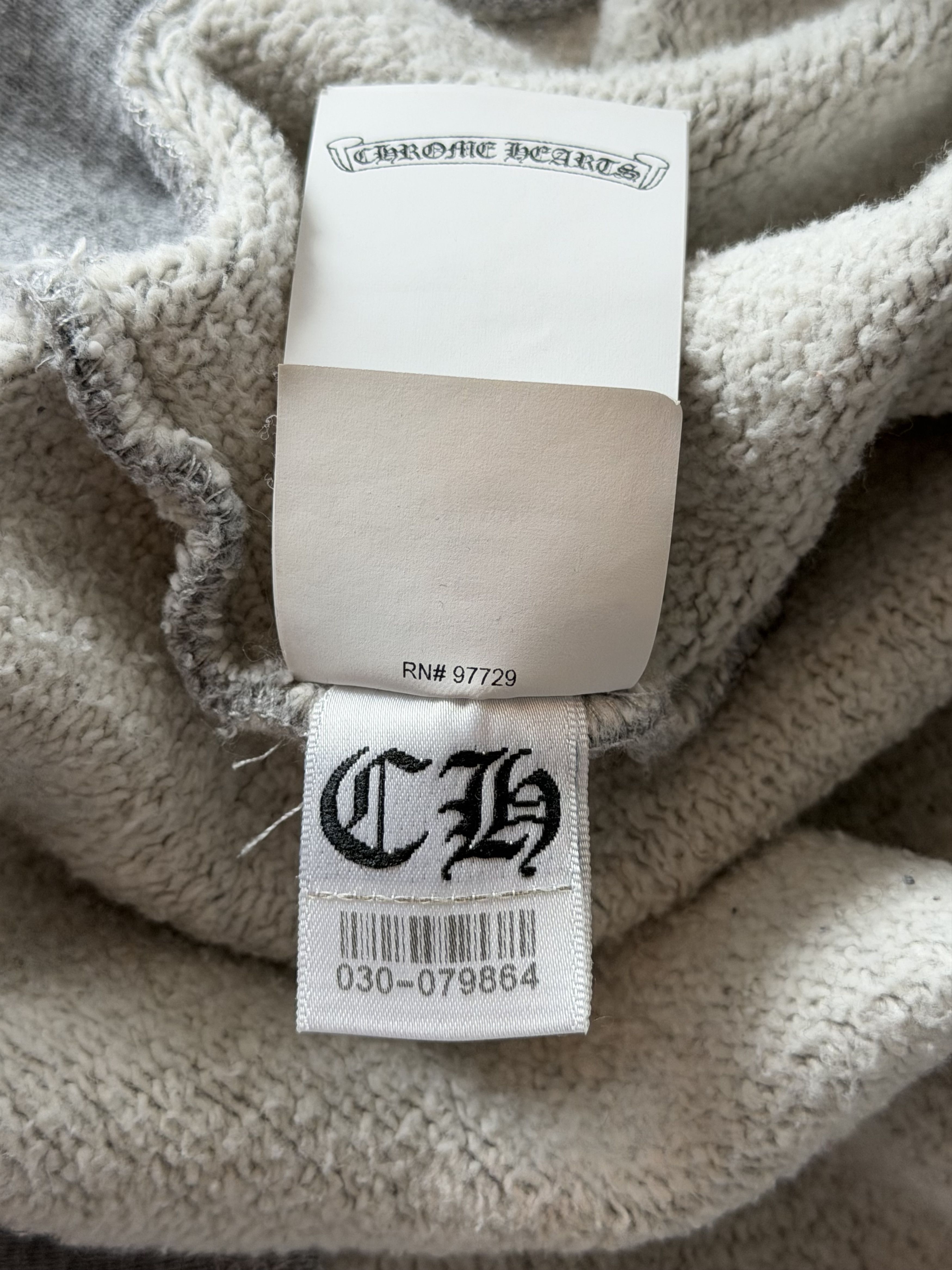 Chrome Hearts Grey & Black Triple Cross Patch Paper Jam Sweater Size US L / EU 52-54 / 3 - 7 Thumbnail