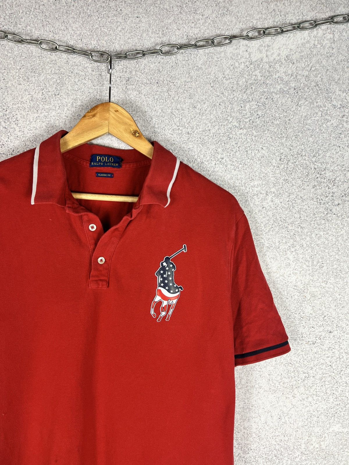 Polo Ralph Lauren Polo Ralph Lauren USA Big Pony Logo Polo Shirt Size US M / EU 48-50 / 2 - 2 Thumbnail
