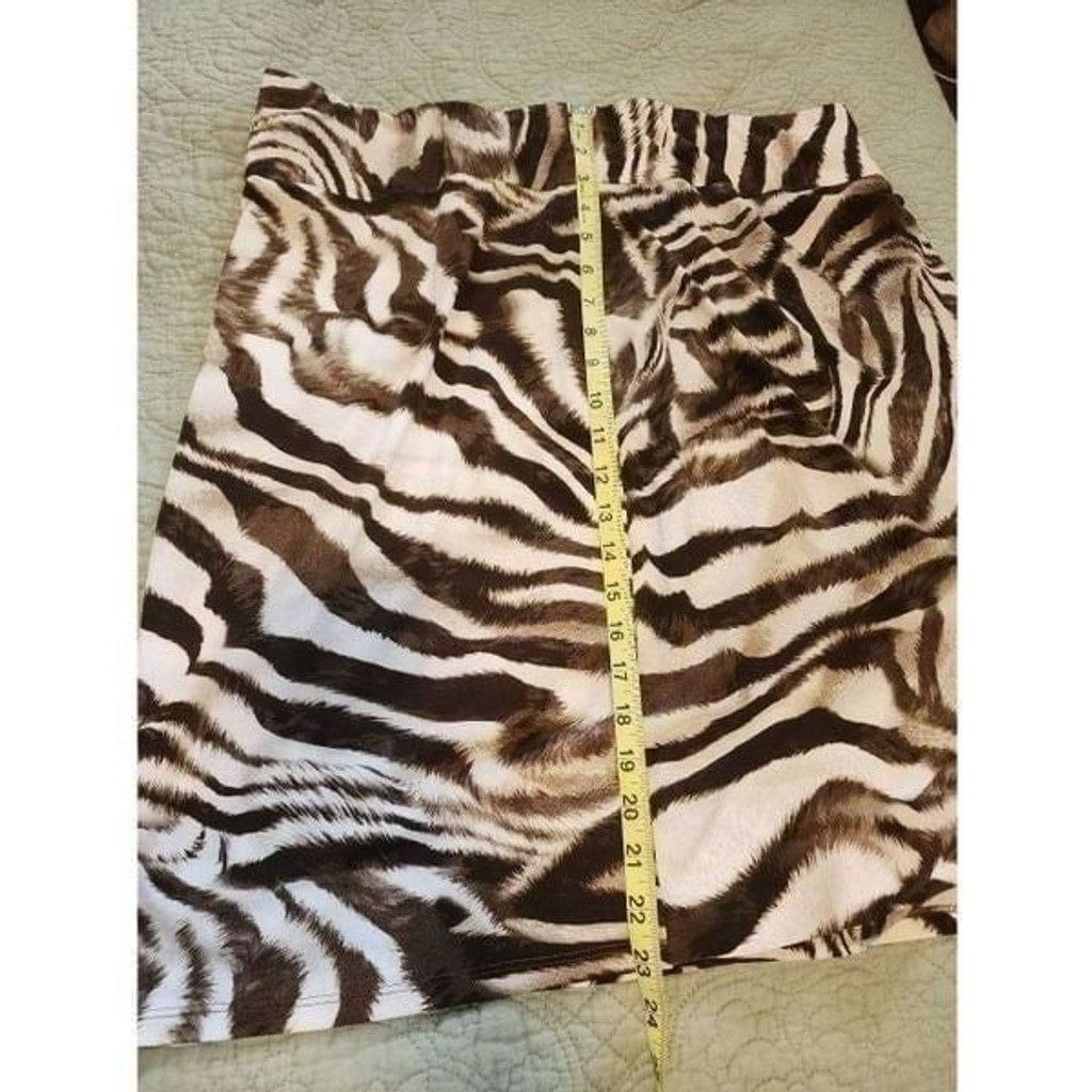 Chicos Chico's Animal Print Skirt Size 36" / US 14 / IT 50 - 4 Thumbnail