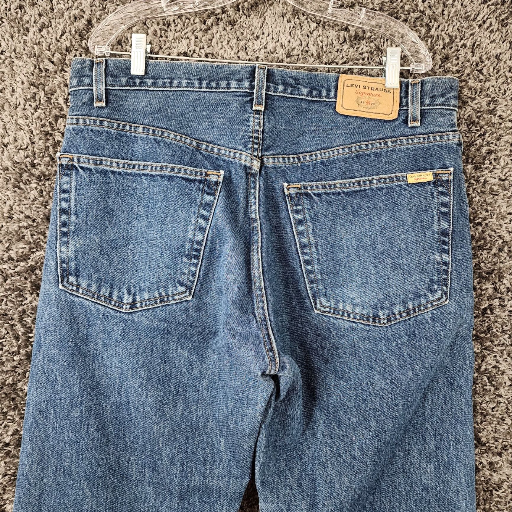 Levi's VINTAGE Levi's Jeans Mens Regular 38x29 Blue Cotton Straight Pants Men Size US 38 / EU 54 - 7 Thumbnail