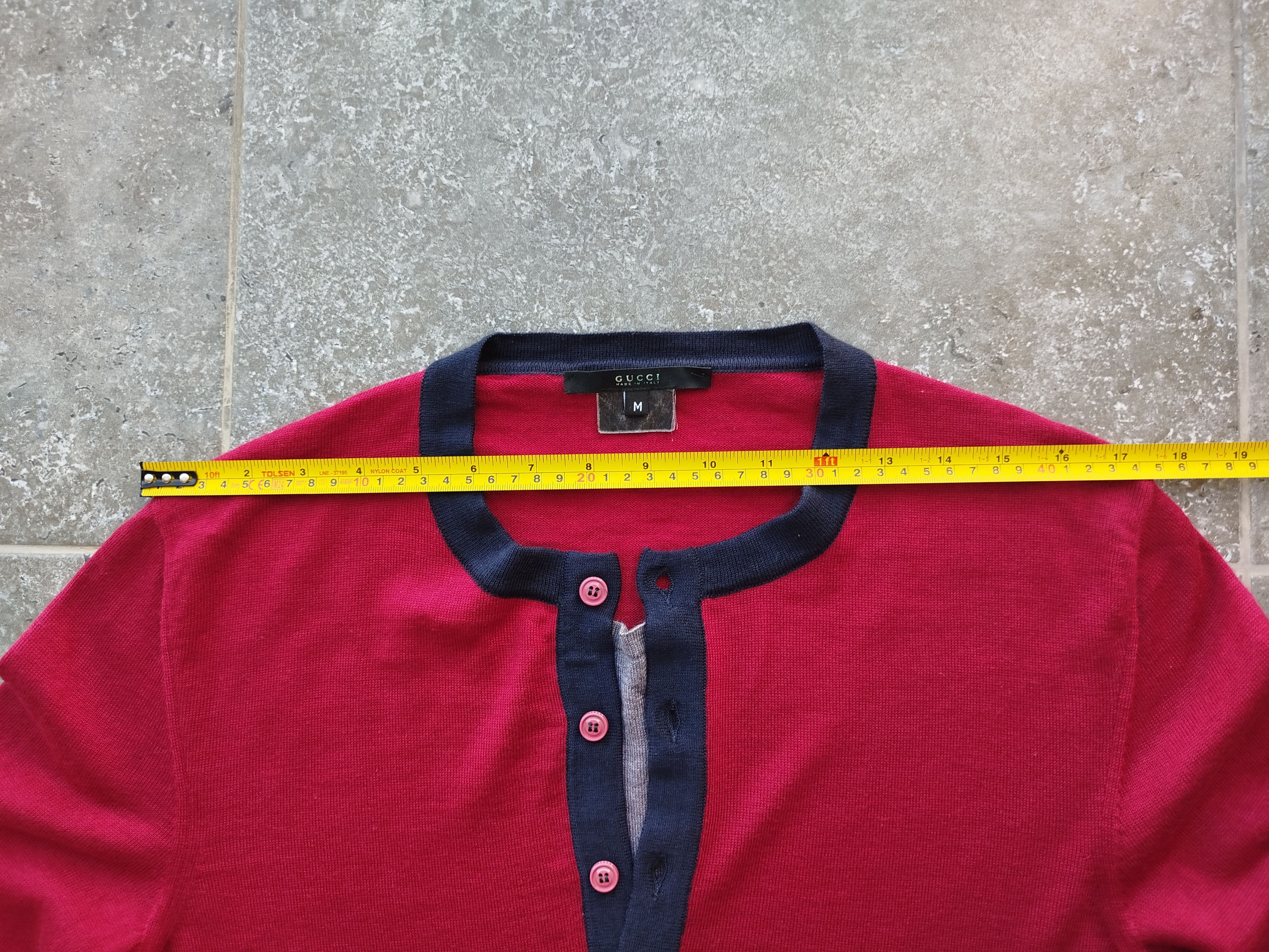 Gucci Pullover Jumper Knitted Crew Neck Wool Vintage Size M Size US M / EU 48-50 / 2 - 10 Thumbnail