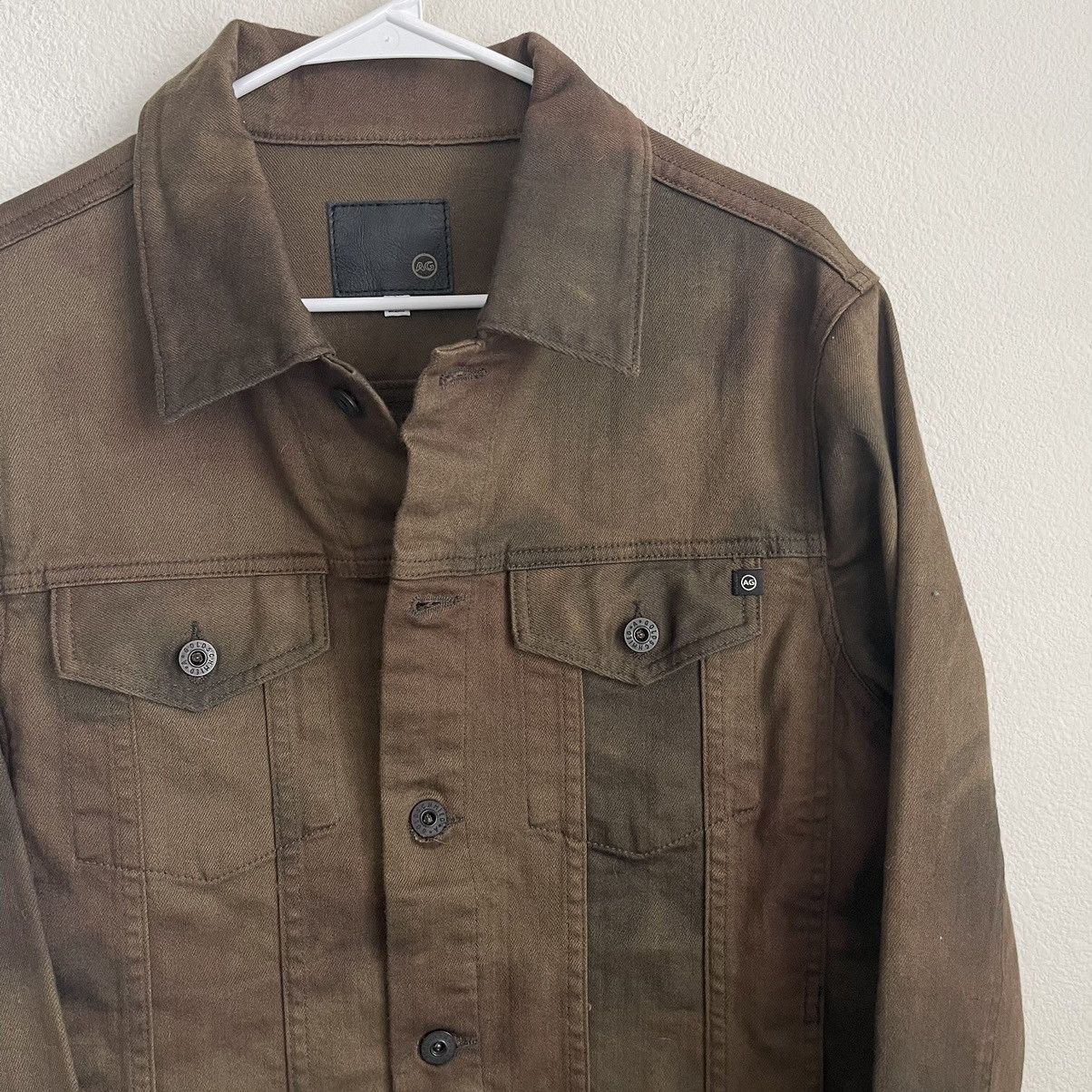 AG Adriano Goldschmied AG Adriano Goldschmied Button Front Trucker Dart Jacket Size US L / EU 52-54 / 3 - 1 Thumbnail