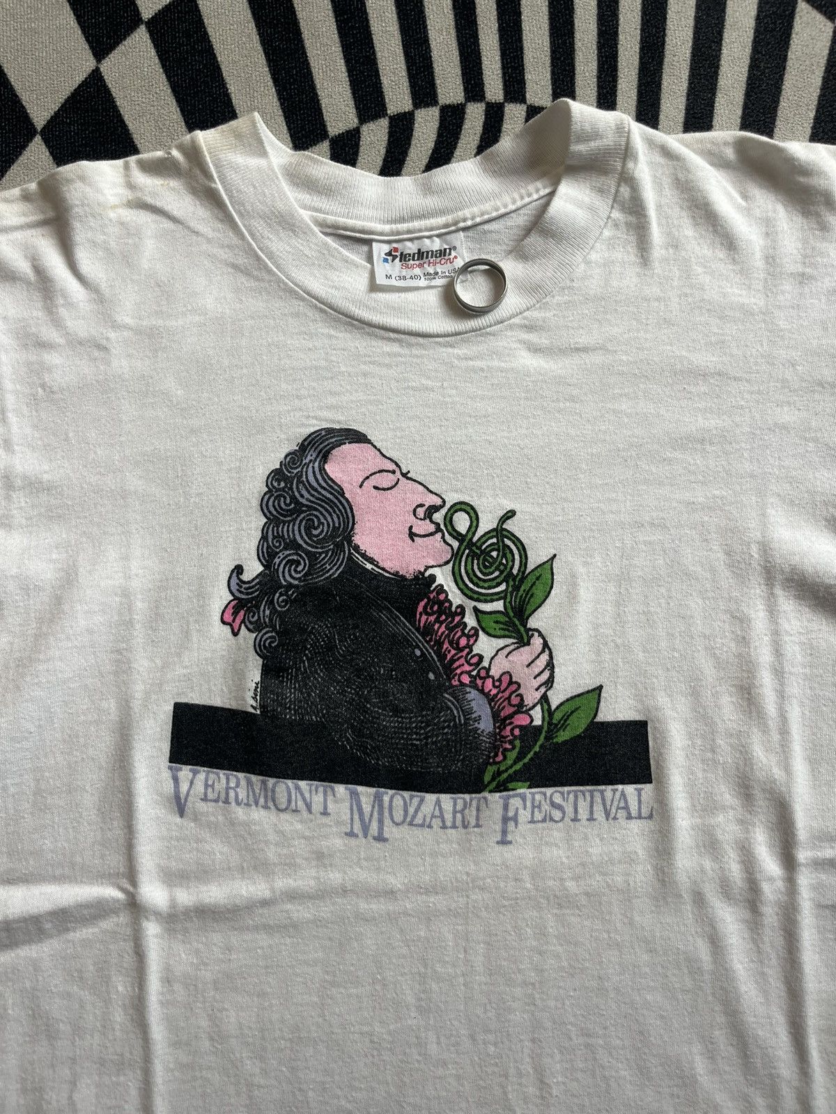 Arts & Science Vintage Vermont MOZART Festival Artwork 80’s-90’s Tshirt Size US M / EU 48-50 / 2 - 5 Thumbnail